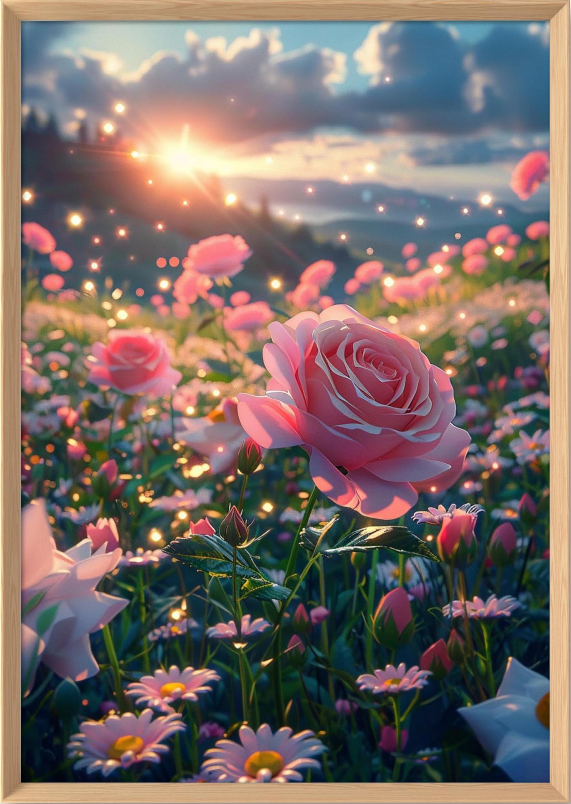 Leczany Cross Stitch Stamped Kits for Adults Beginners Patterns Craft Kit Needlepoint Full Range of DIY Embroidery Kits Starter 11CT 3 Strands |