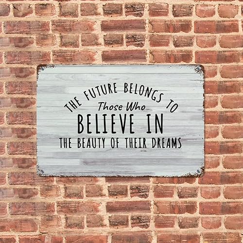 Vista 33 de LUIJORGY Letrero de metal con letras familiares con texto en inglés «The Mountains Are Calling And I Must Go», letrero de aluminio vintage