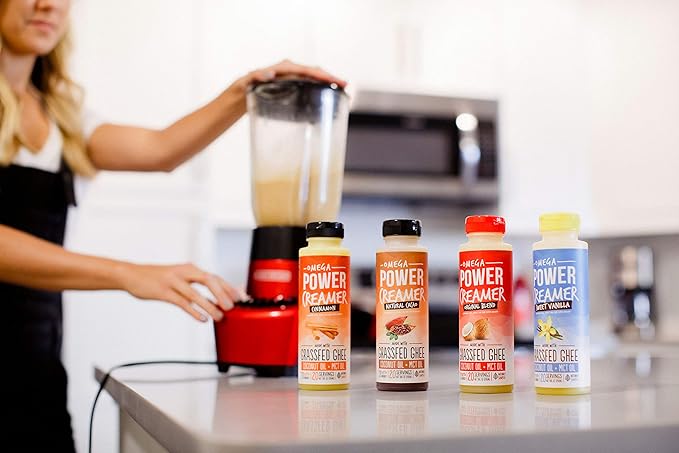 What sets the PowerCreamer Keto Coffee Creamer Variety 3-Pack apart is its 0g sugar content. For those who want to steer clear of sugar, this creamer is a fantastic choice. It's also free of gluten, soy, and artificial flavors, ensuring a clean and healthy option for your coffee.