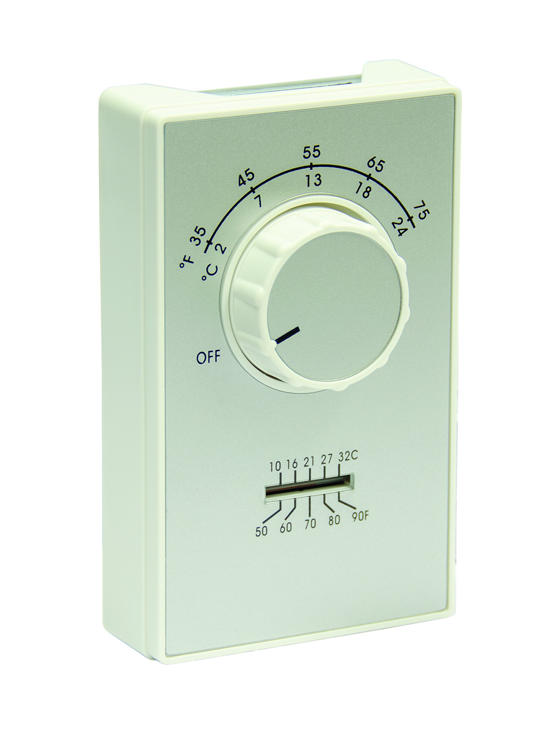 TPIET9D4TS Series ET9 Line Voltage, DPST Heat Only, Terminal, 35°-75°F