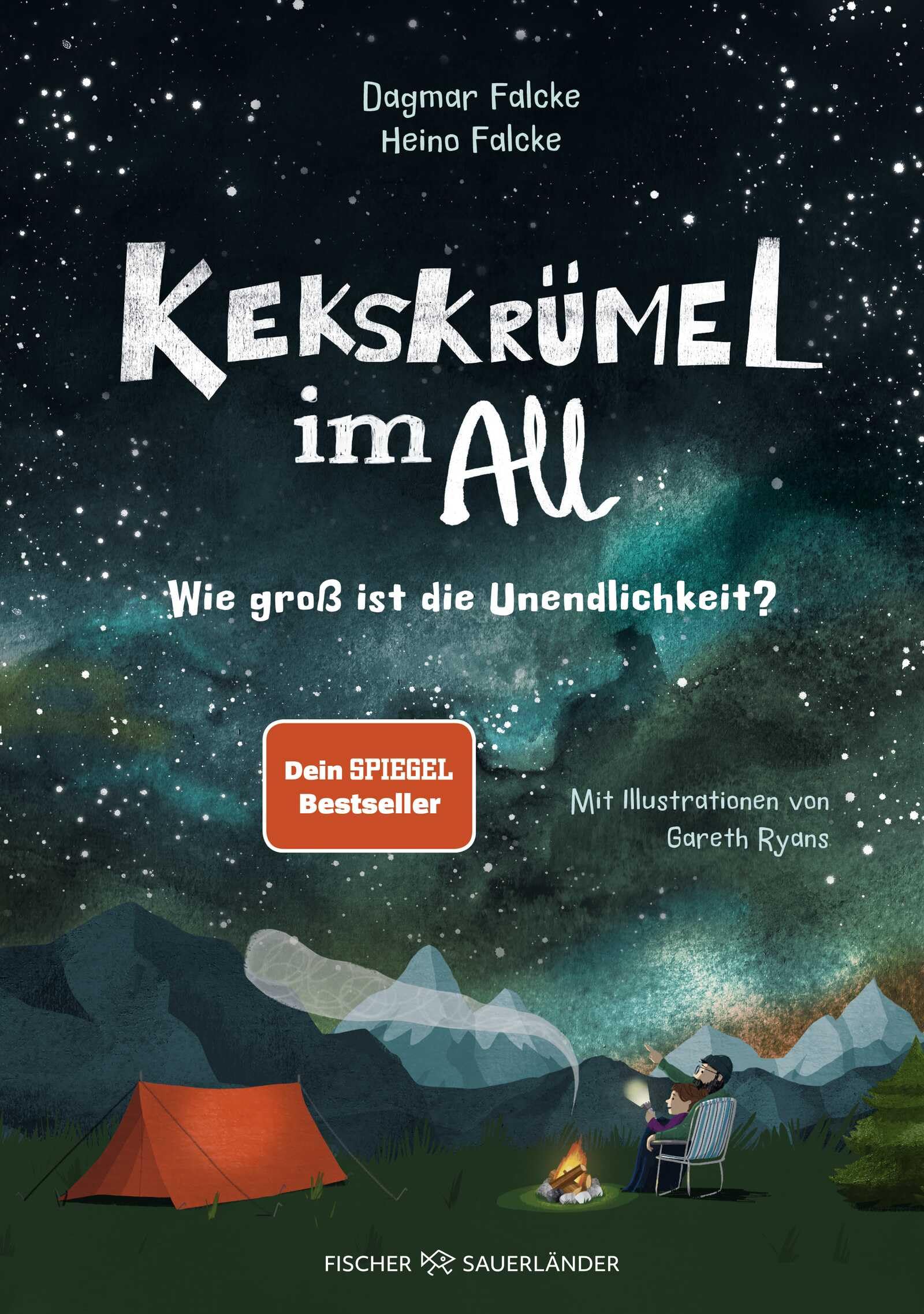 Kekskrümel im All. Wie groß ist die Unendlichkeit?: MINT Vorlesebuch mit Kinderwissen über das Weltall - Für die ganze Familie und Kinder ab 5 Jahren
