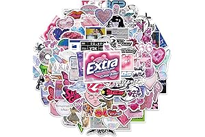 106-Piece Y2k Retro Aesthetic Decals: Embellish Your Belongings with a Blast from the Past