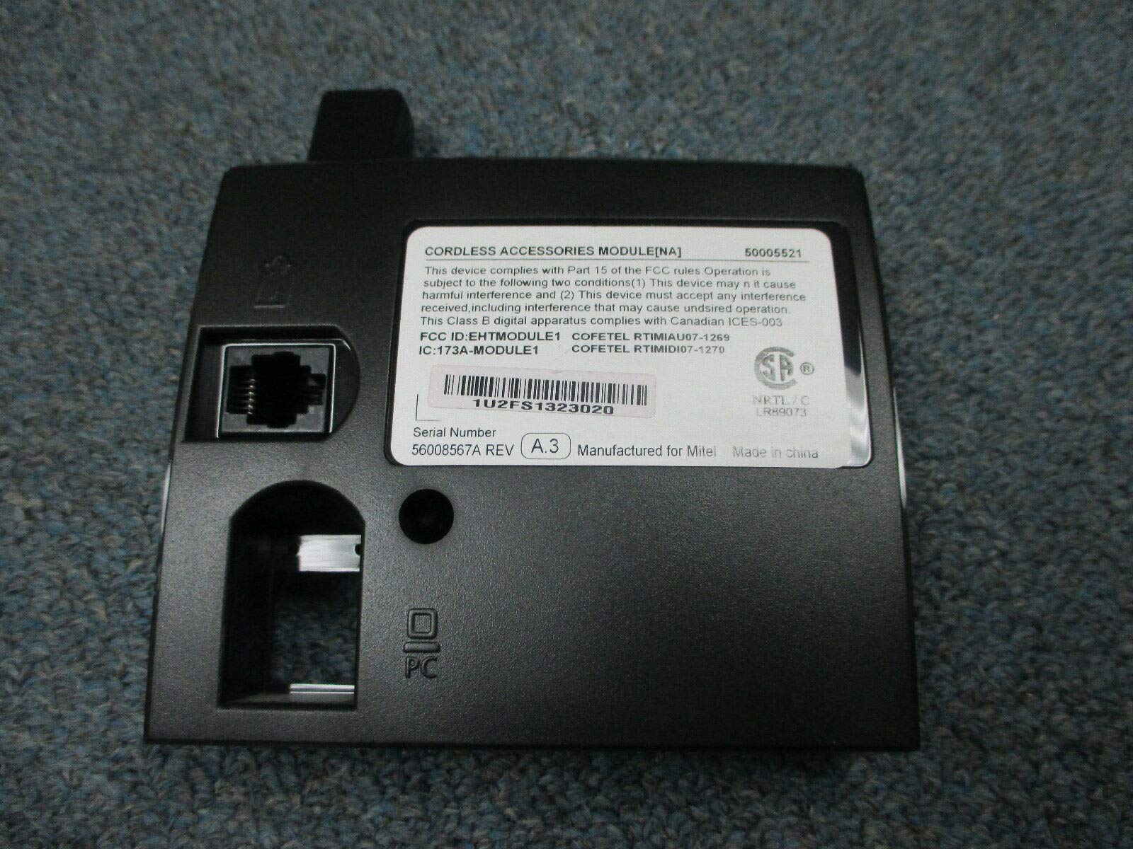 Mitel 50005521 Cordless Accessories Module For 5330 5330e 5340 5340e Telephone (Renewed)