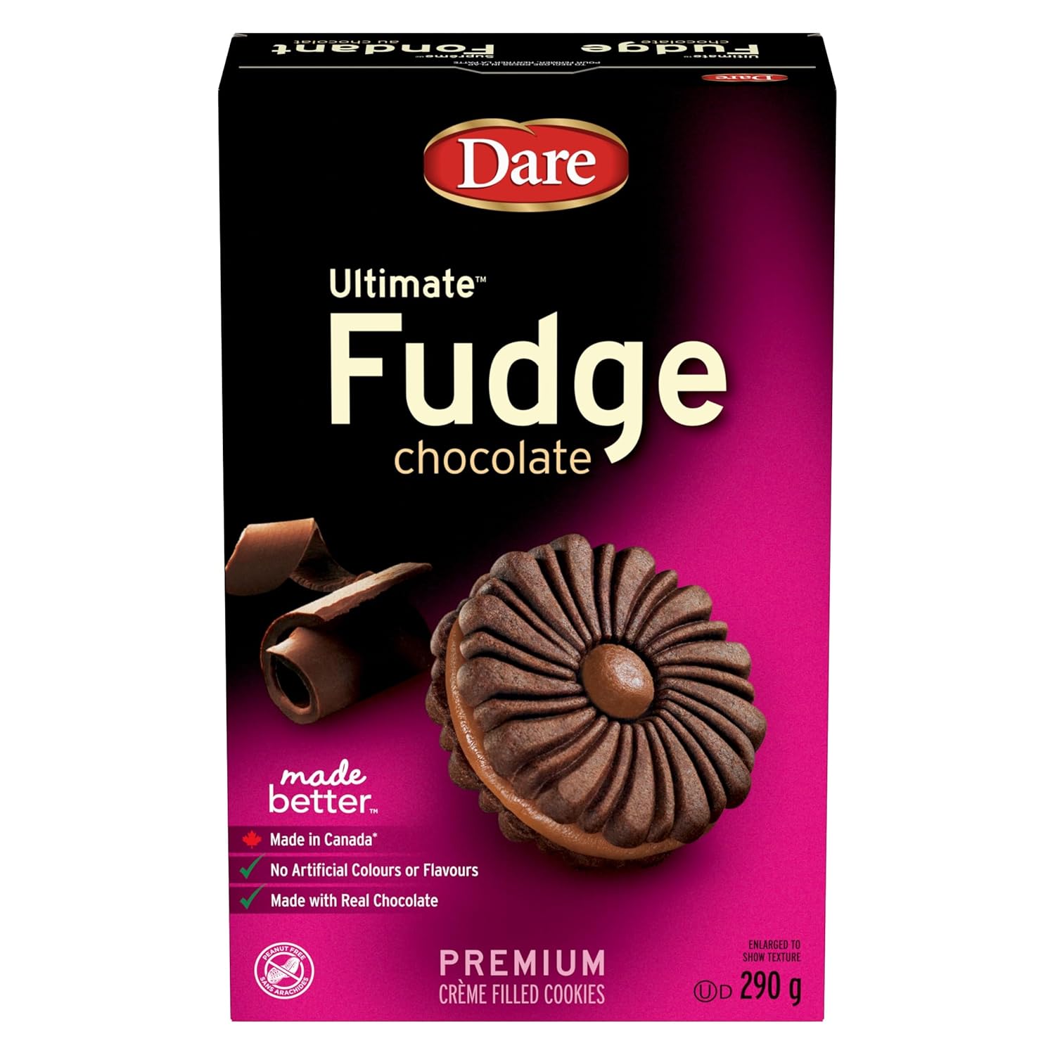 Dare Ultimate Fudge Chocolate Creme Cookies 290g