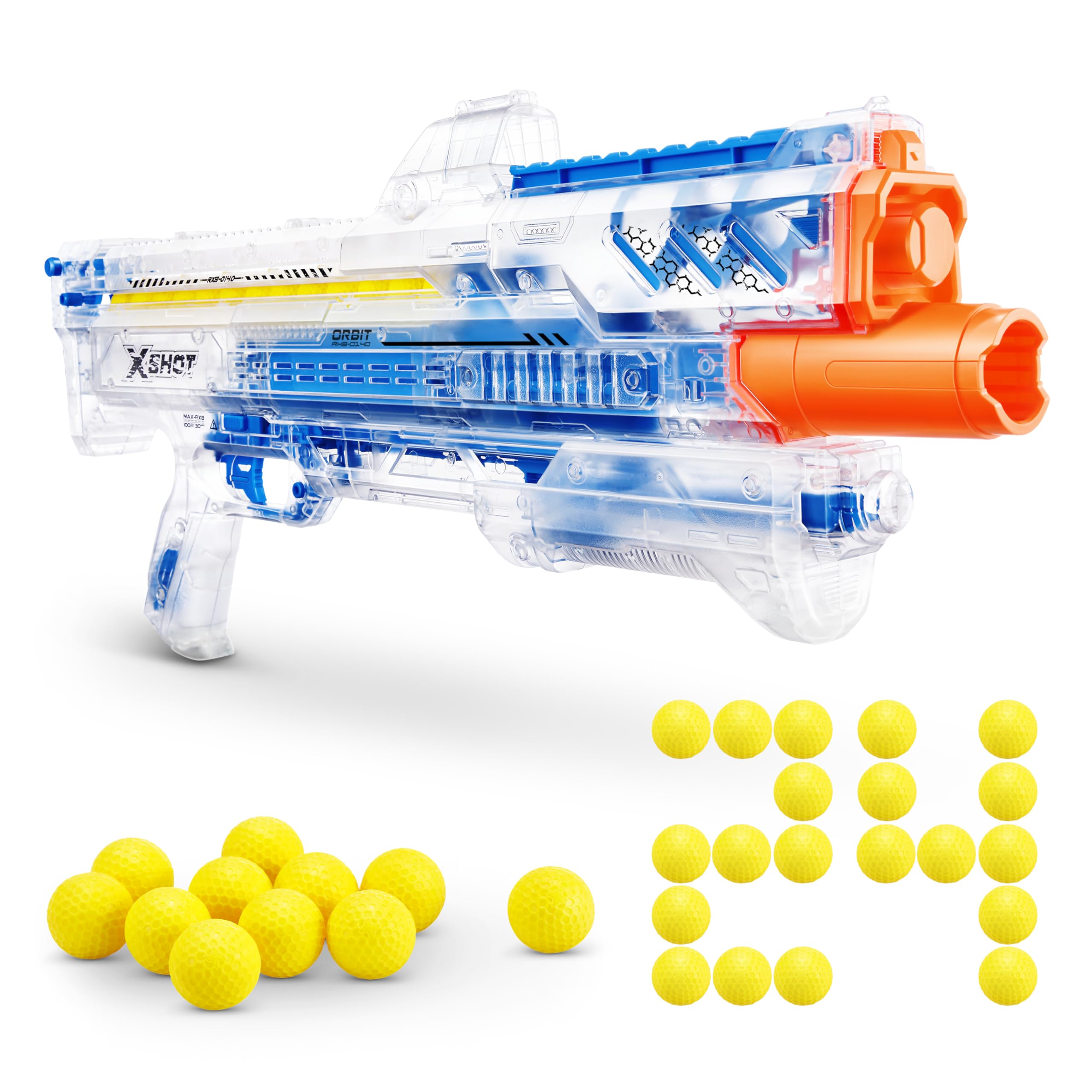 Amazon.com: XSHOT Chaos Orbit Blaster with 24 Rounds by ZURU, Dart