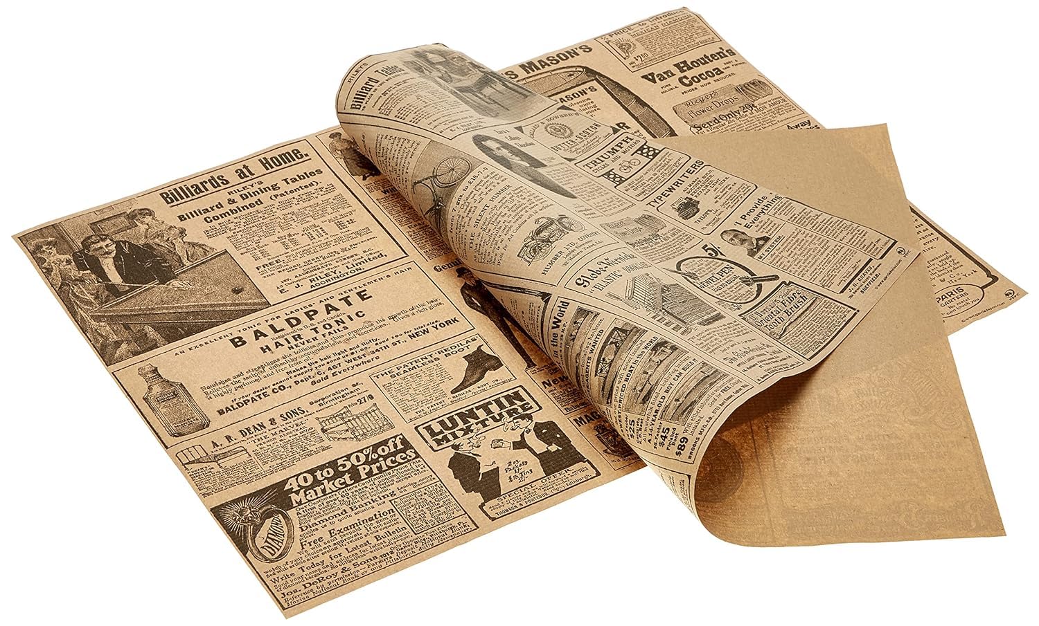 500 Unidades - 106,12 Times Mantelines Reciclados, 48 G/M2, 31 X 43 Cm (Paquete de 4)
