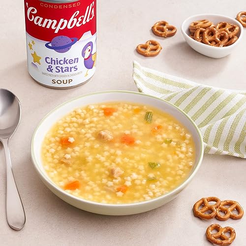 Miniatura 4 de Campbell's Sopa condensada para niños, sopa de pollo y estrellas, lata de 10.5 onzas (caja de 12)