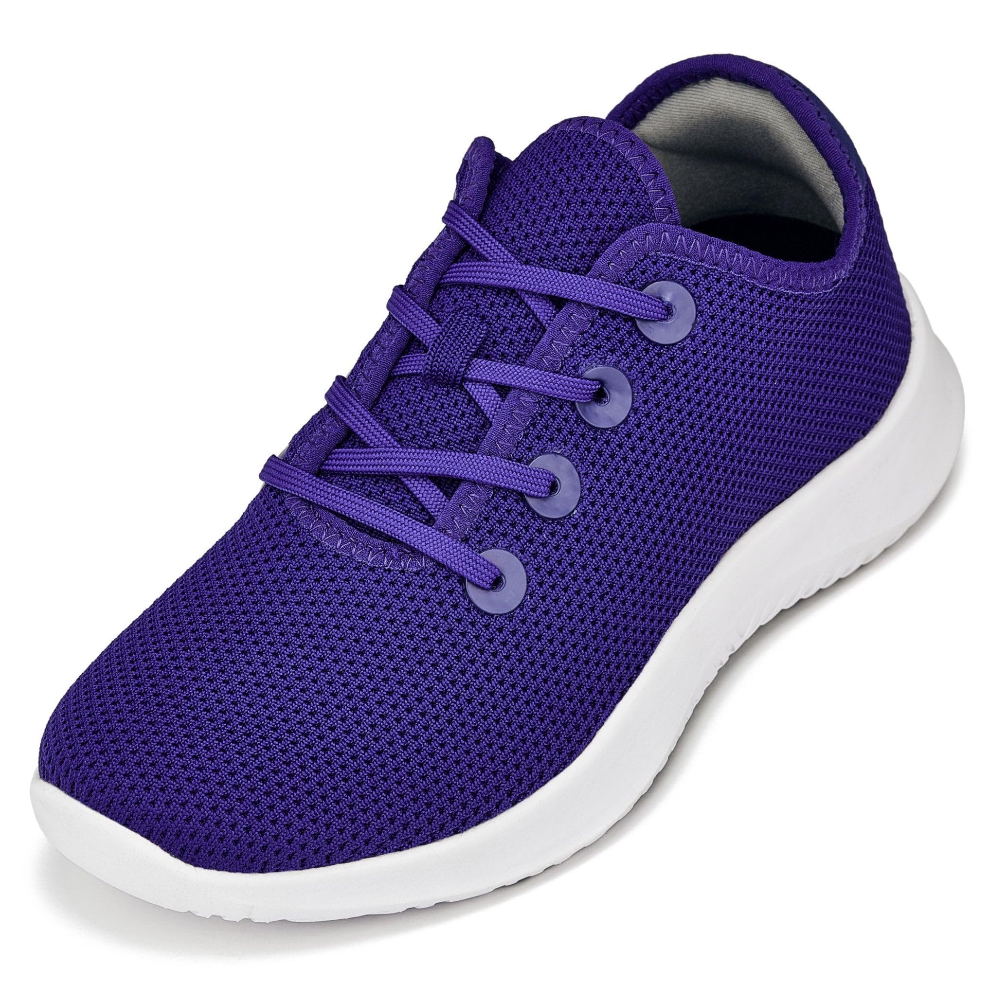 CALTO Men's Invisible Height Increasing Elevator Shoes - Ultra Lightweight Knitted Sporty Sneakers - 2.4 Inches Taller