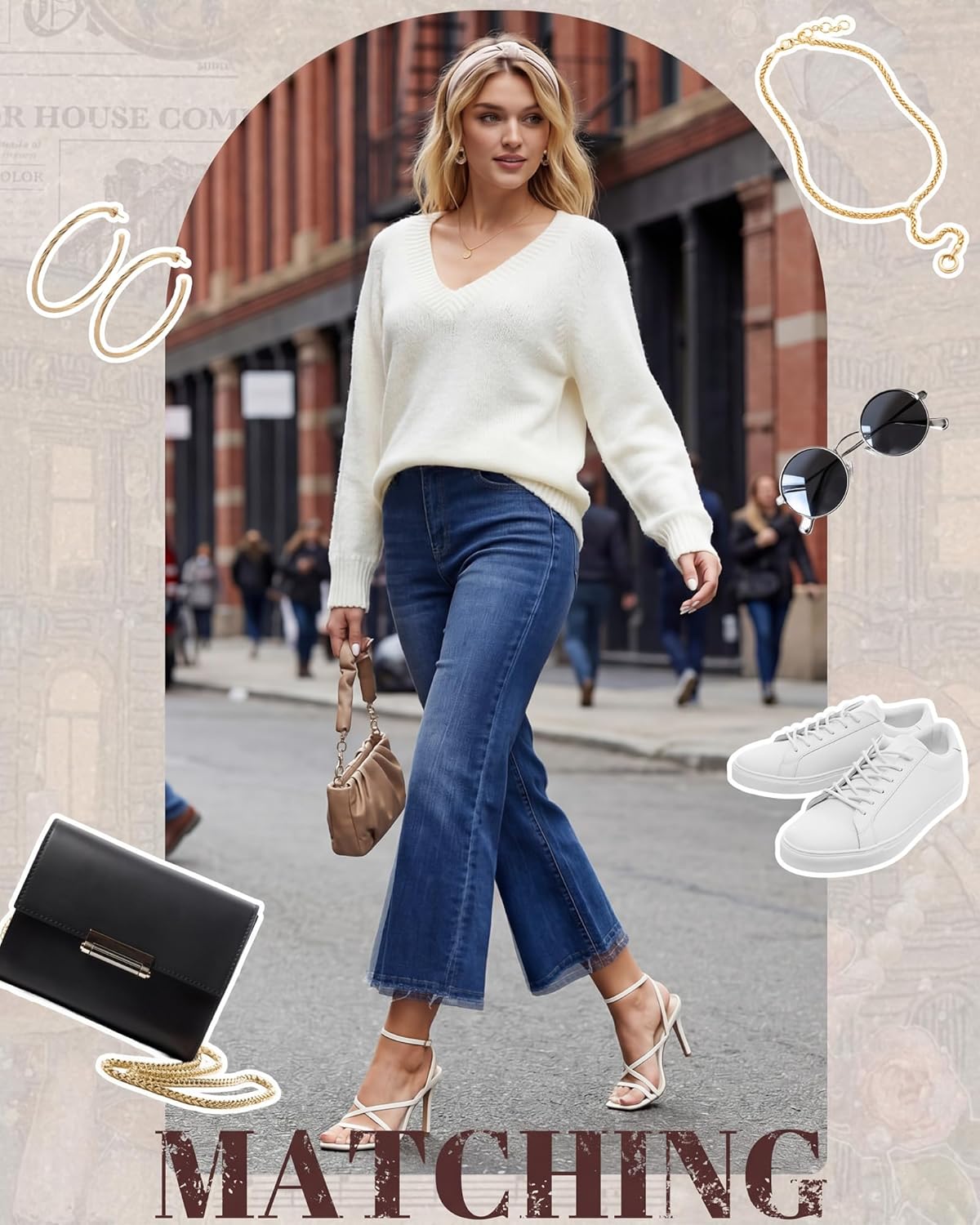 Women Wide Leg Jeans High Waisted Flare Jeans Baggy Straight Leg Ankle Denim Pants 2026 Trendy Casual with Pockets - Image 6