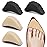 WLLHYF 2 Pairs Soft Sponge Adjustable Shoe Filler Big Toe Plug Foot Brace Shoe Pads Unisex Shoe Too Big Inserts for High Heel Women Reusable Make Big Shoes Fit