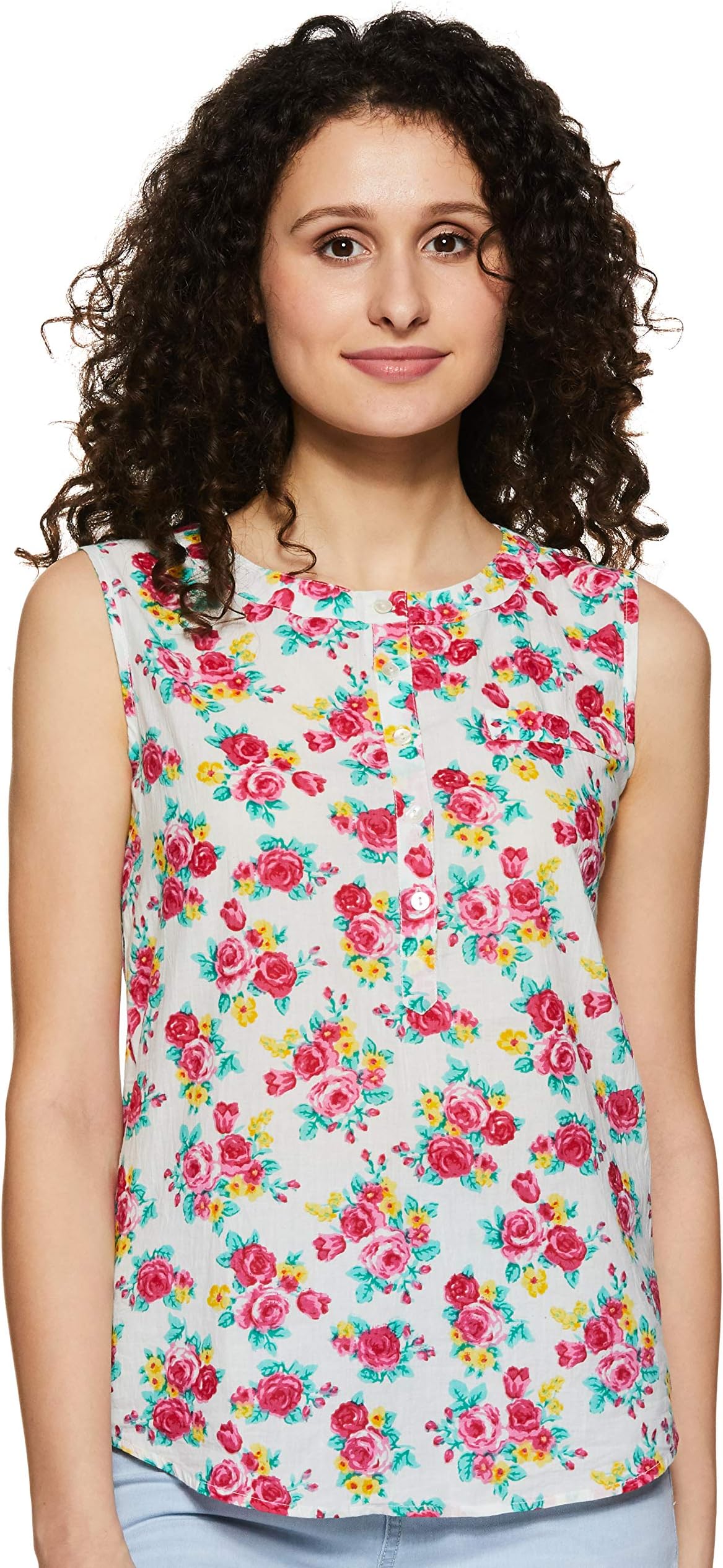 styleville.inWomen's Plain Regular Fit Top