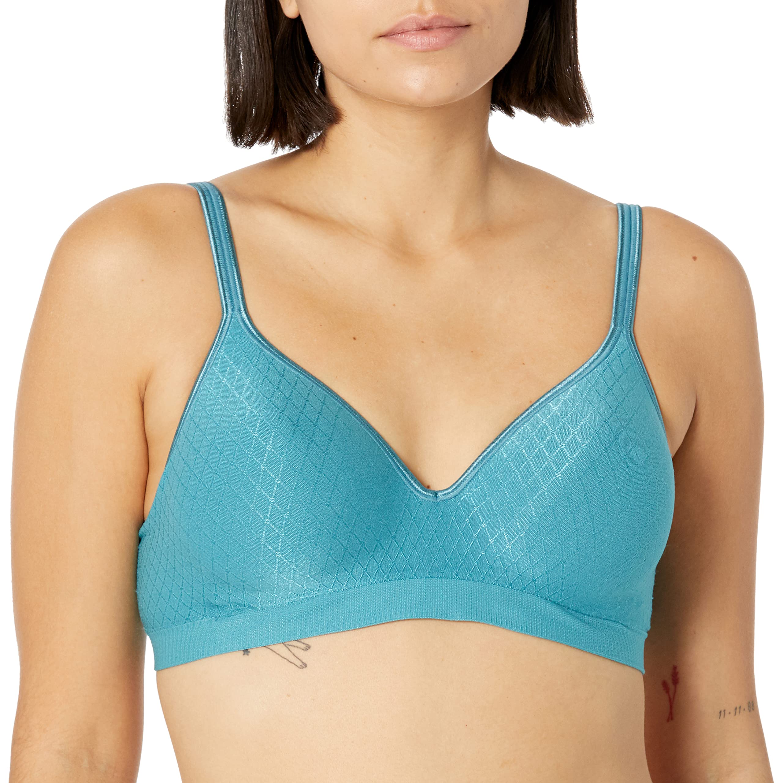 HanesWomen's Ultimate Perfect Coverage Foam Wire-Free Bra Full