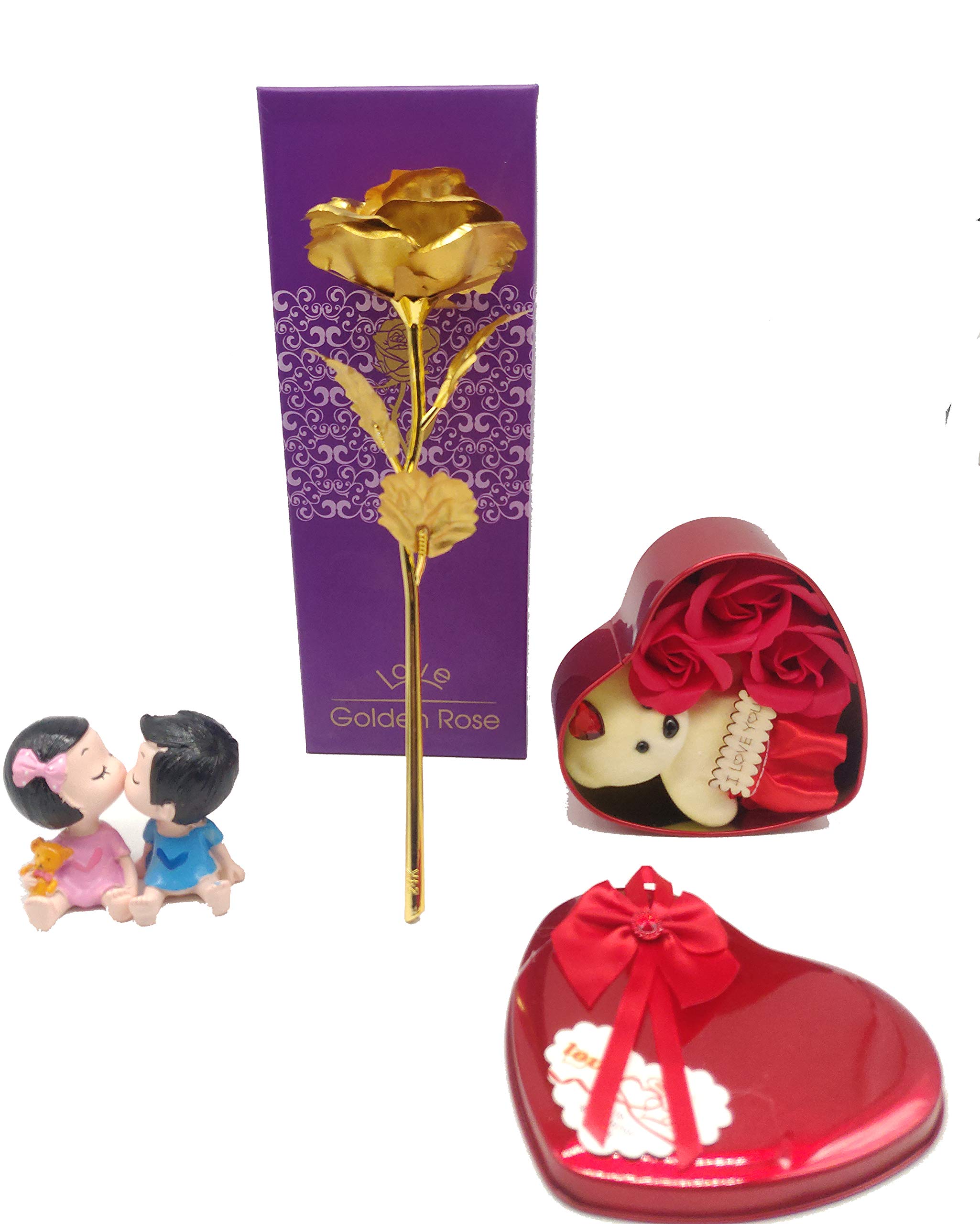 Pride Store Artificial Rose Gift for Rose Day Valentine's Gift Love Gifts for Girlfriend-Boyfriend him/her Wife Husband