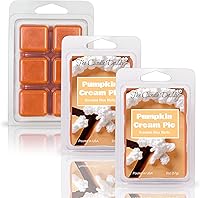 Vista 3 de Candle Daddy Pumpkin Cream Pie - Cera perfumada para derretir – 2 onzas – 6 cubos – Fall Spice