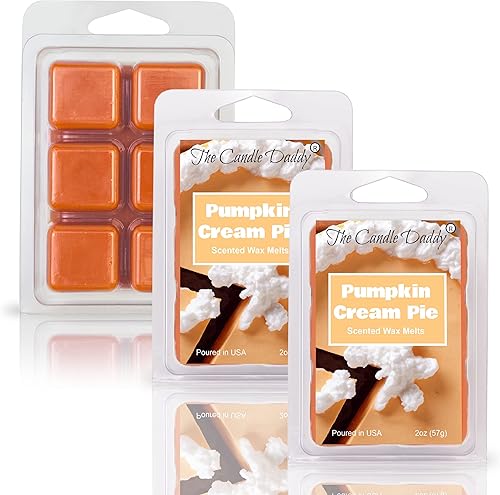 Miniatura 3 de Candle Daddy Pumpkin Cream Pie - Cera perfumada para derretir – 2 onzas – 6 cubos – Fall Spice