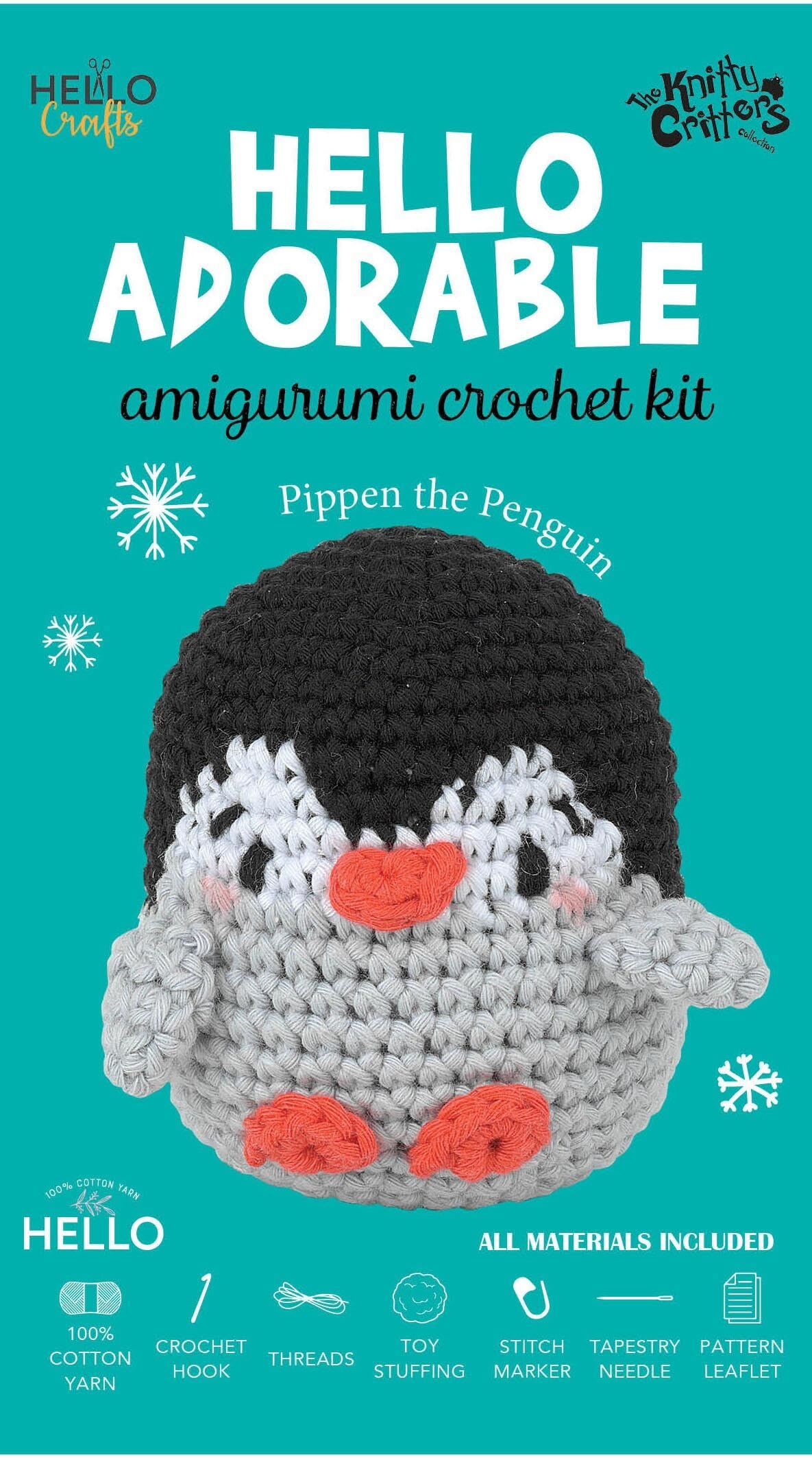 Knitty Critters Pippen The Penguin Hello Adorable