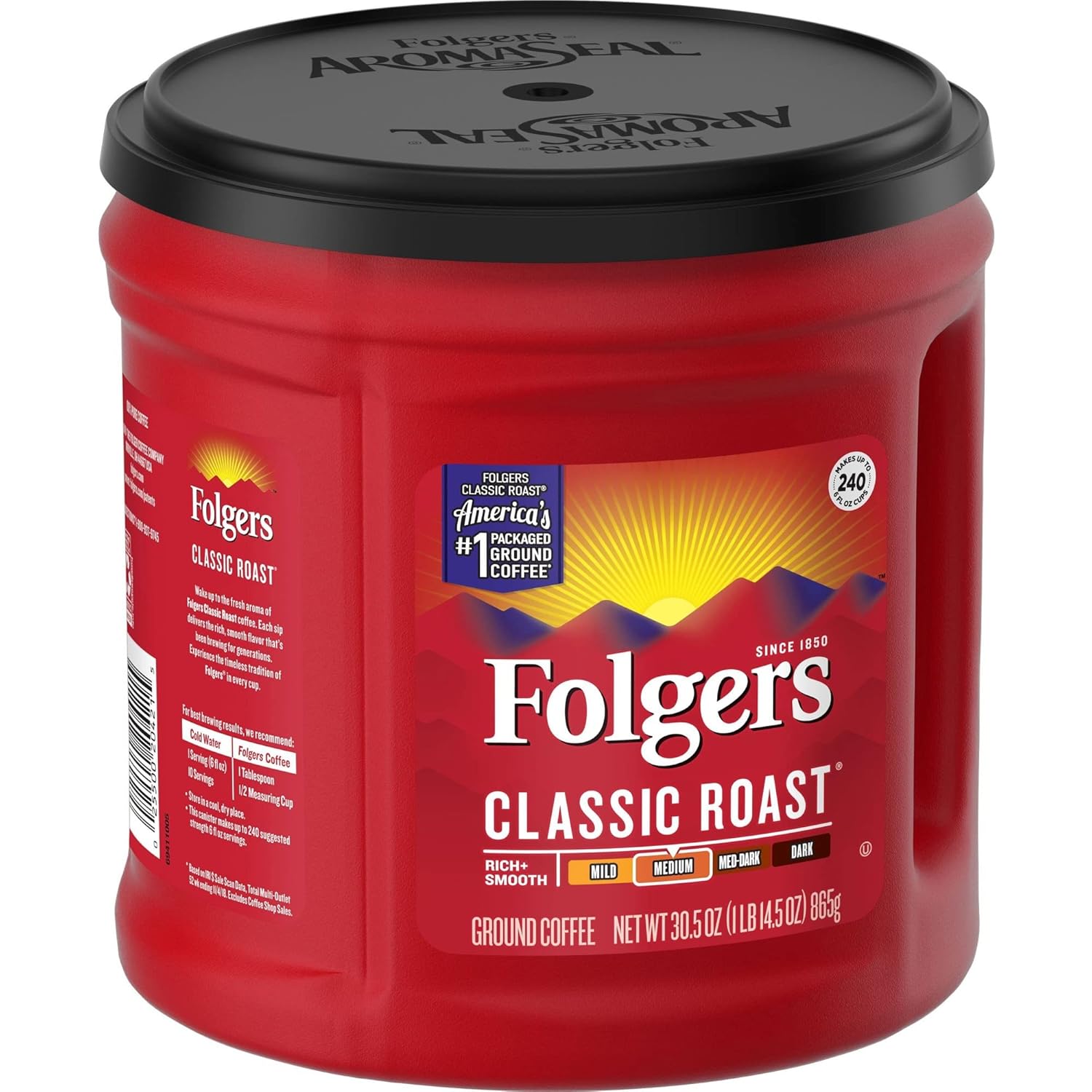 Buy Folgers Classic Roast Coffee, 30.5-Oz Can Online in Cote ...
