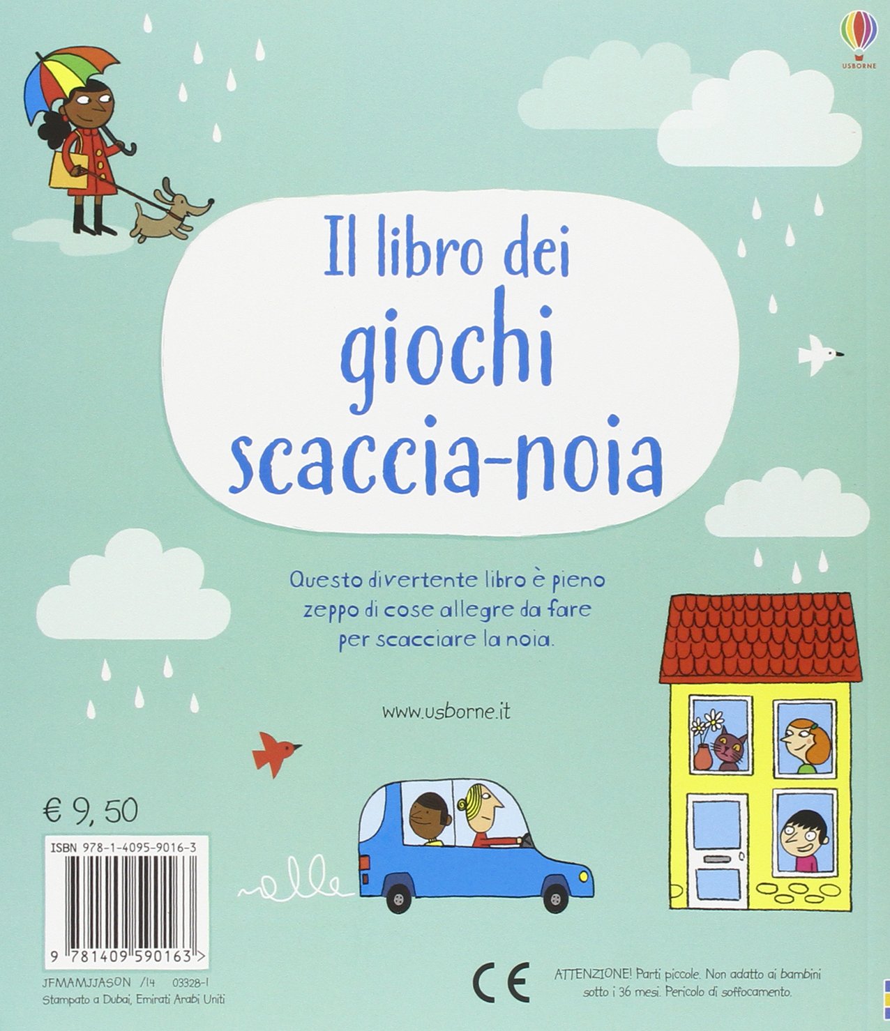 Il libro dei giochi scaccia-noia. Con adesivi. Ediz. illustrata
