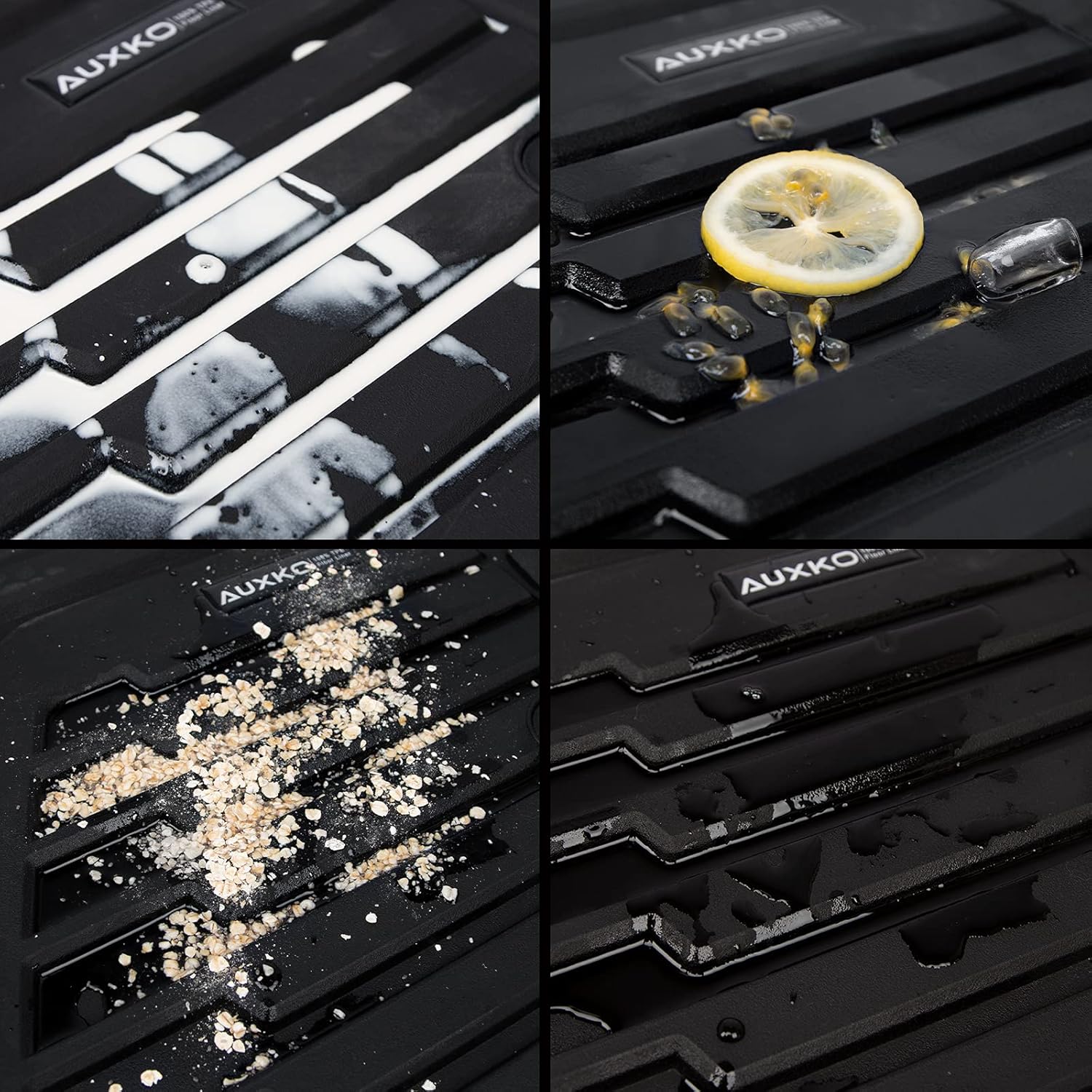 Frее Shірріng Ovеr $50 Auxko Floor Mats for Jeep Cherokee 2015-2021 TPE Rubber Liners Set All Weather All Season Guard Odorless Anti-Slip Floor Mats for 1st & 2nd Row Blасk Frіdау - 50% оƒƒ Auxko Floor Mats for Jeep Cherokee 2015-2021 TPE Rubber Liners Set All Weather All Season Guard Odorless Anti-Slip Floor Mats for 1st & 2nd Row