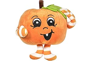 Bearington Carver Pumpkin Mini Plush Halloween Toy for Kids