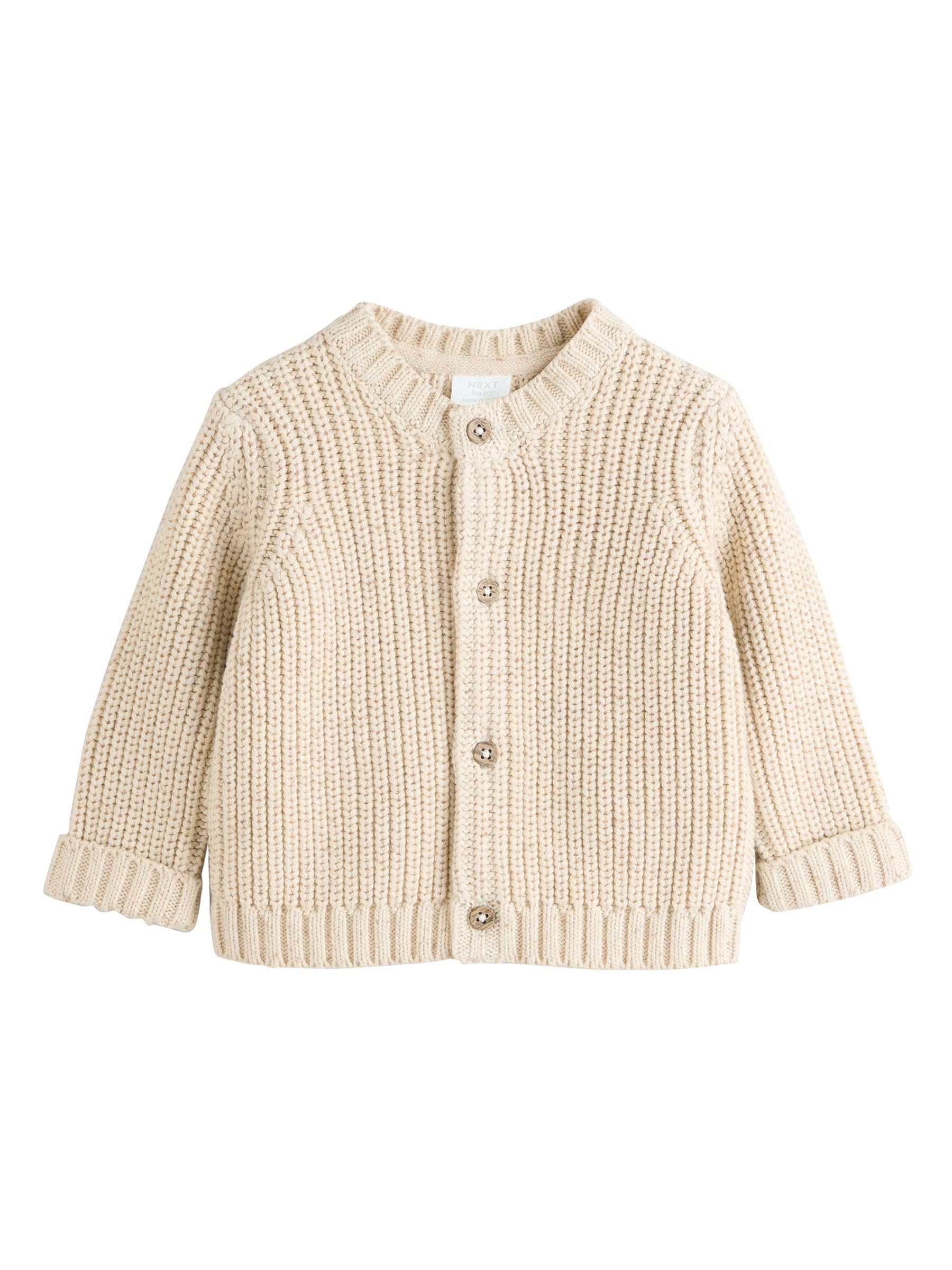 NEXT Bébé Cardigan épais en Maille brodée pour bébé