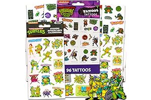 TMNT Teenage Mutant Ninja Turtles Stickers and Tattoos Super Set