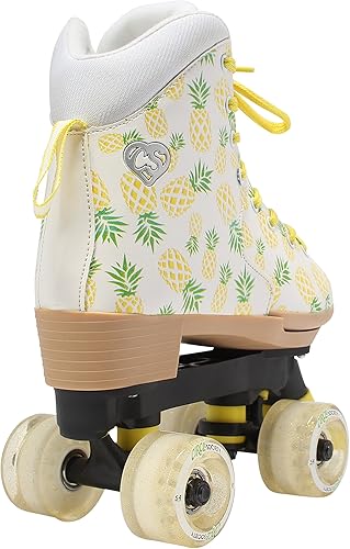 Miniatura 4 de Circle Society - Patines clásicos para niños (ajustables, para interiores y exteriores)