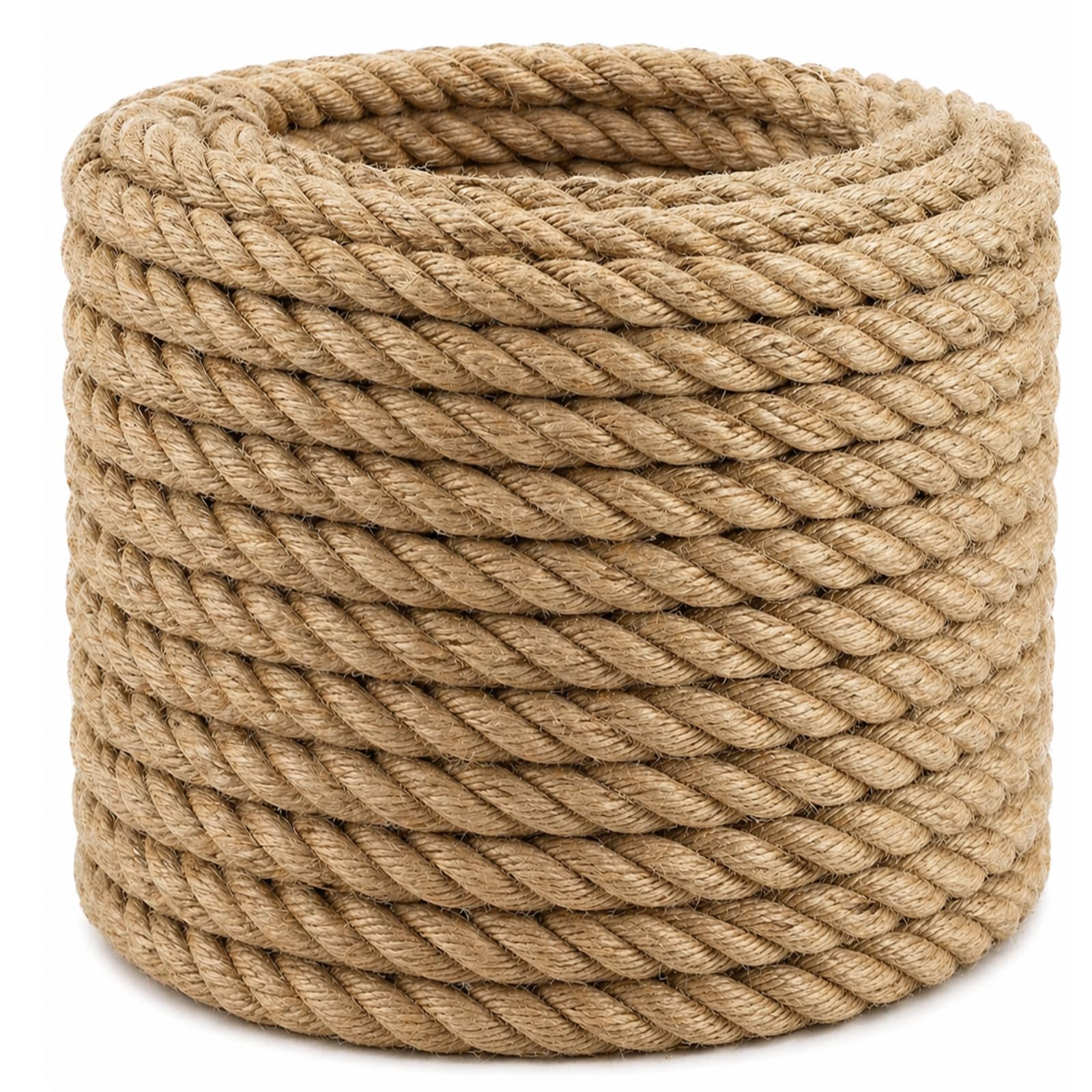 Corde de jute de chanvre robuste et biodégradable de 50 mètres