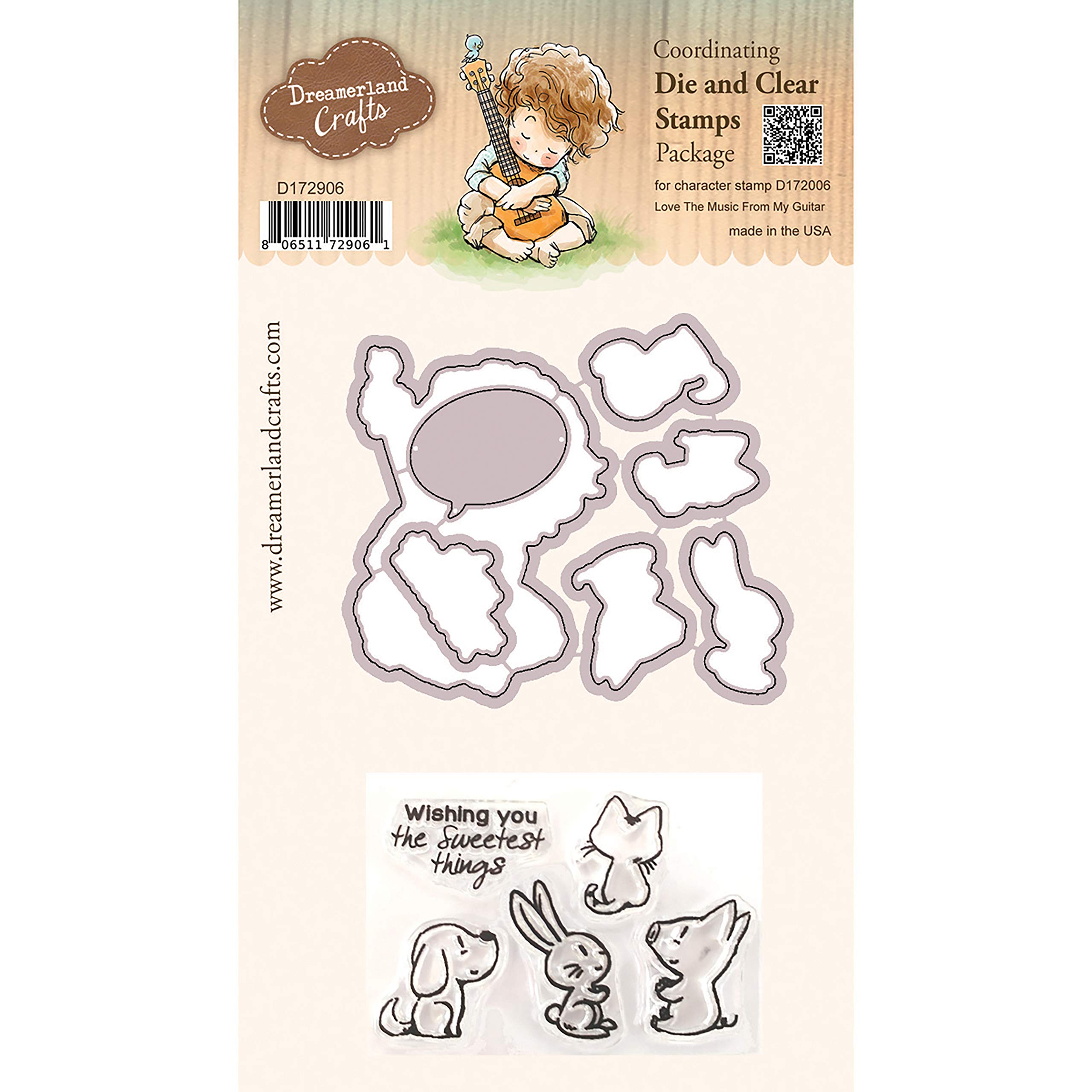 Chiaro Timbro e Die Set 10,2 x 10,2 cm