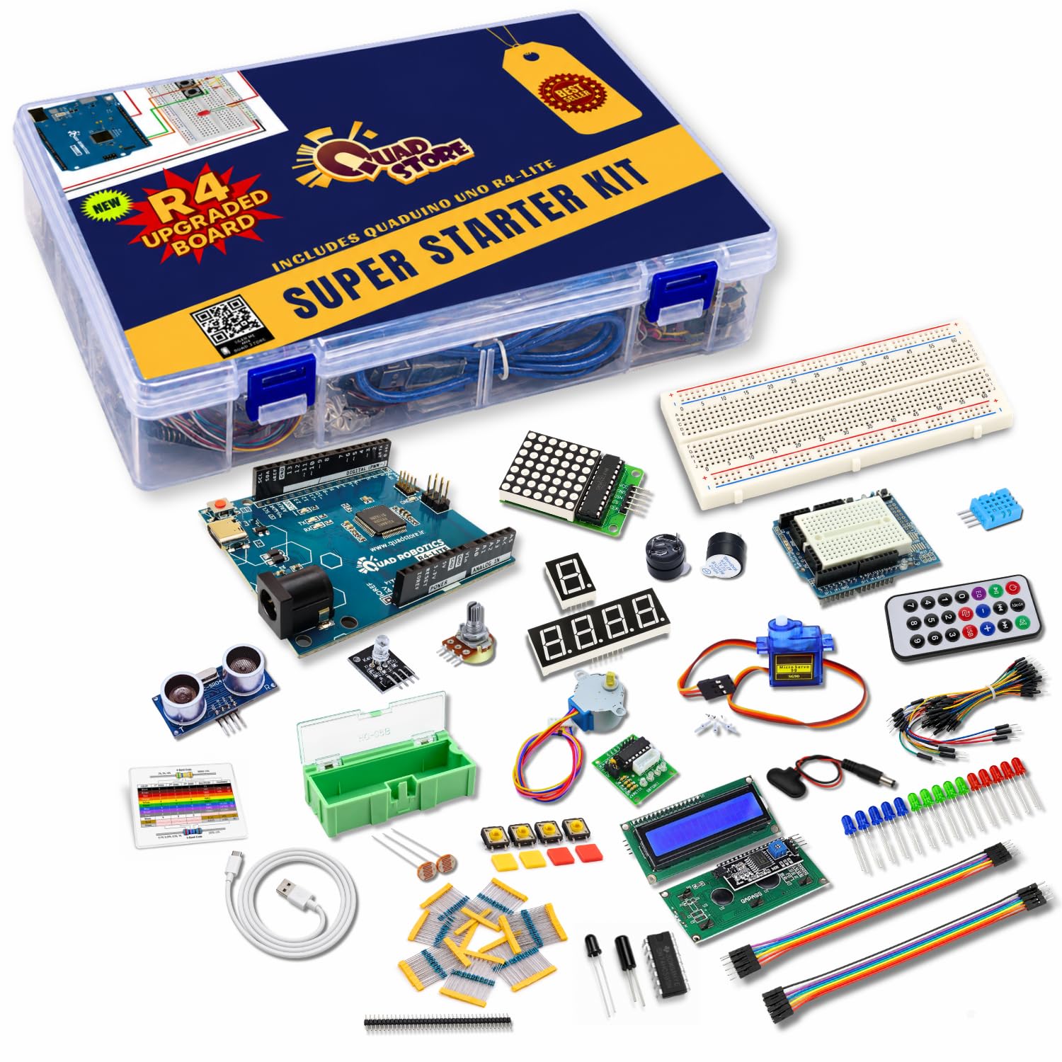 Quad Store Super Starter Kit for Uno R3 compatible with Arduino IDE-picture-21
