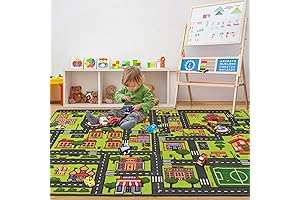 Zareas Kids Room Rugs Boys: The Perfect Play Mat for Little Racers!