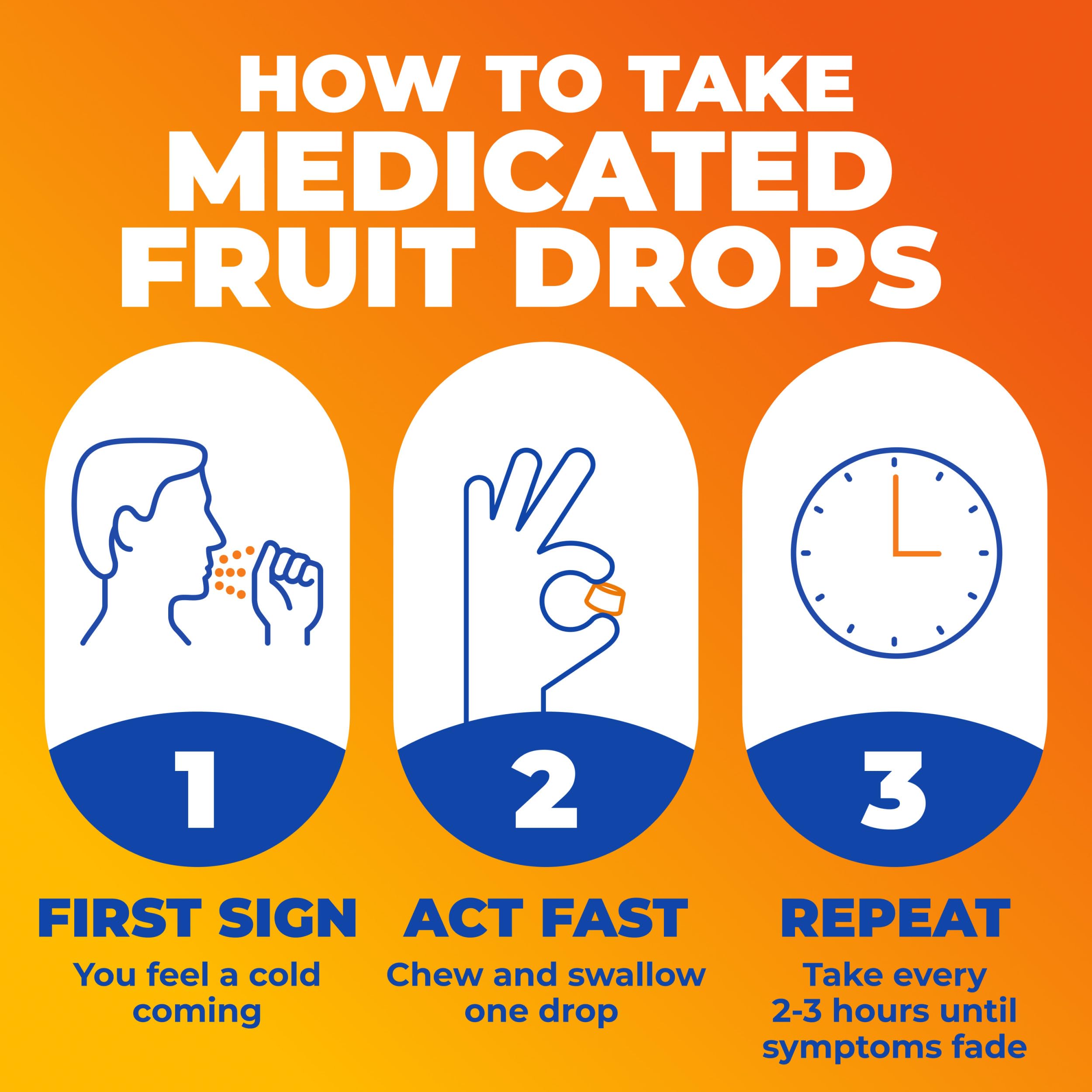 Zicam Cold Remedy Zinc Medicated Fruit Drops, Orange, 25 Count (Pack of 1) — Amazon image 4