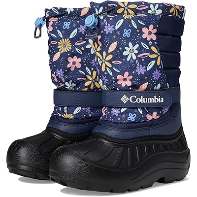 Ботинки Columbia Kids Powderbug Snowlite (Toddler/Little Kid/Big Kid) nocturnal/wildflower whimsy