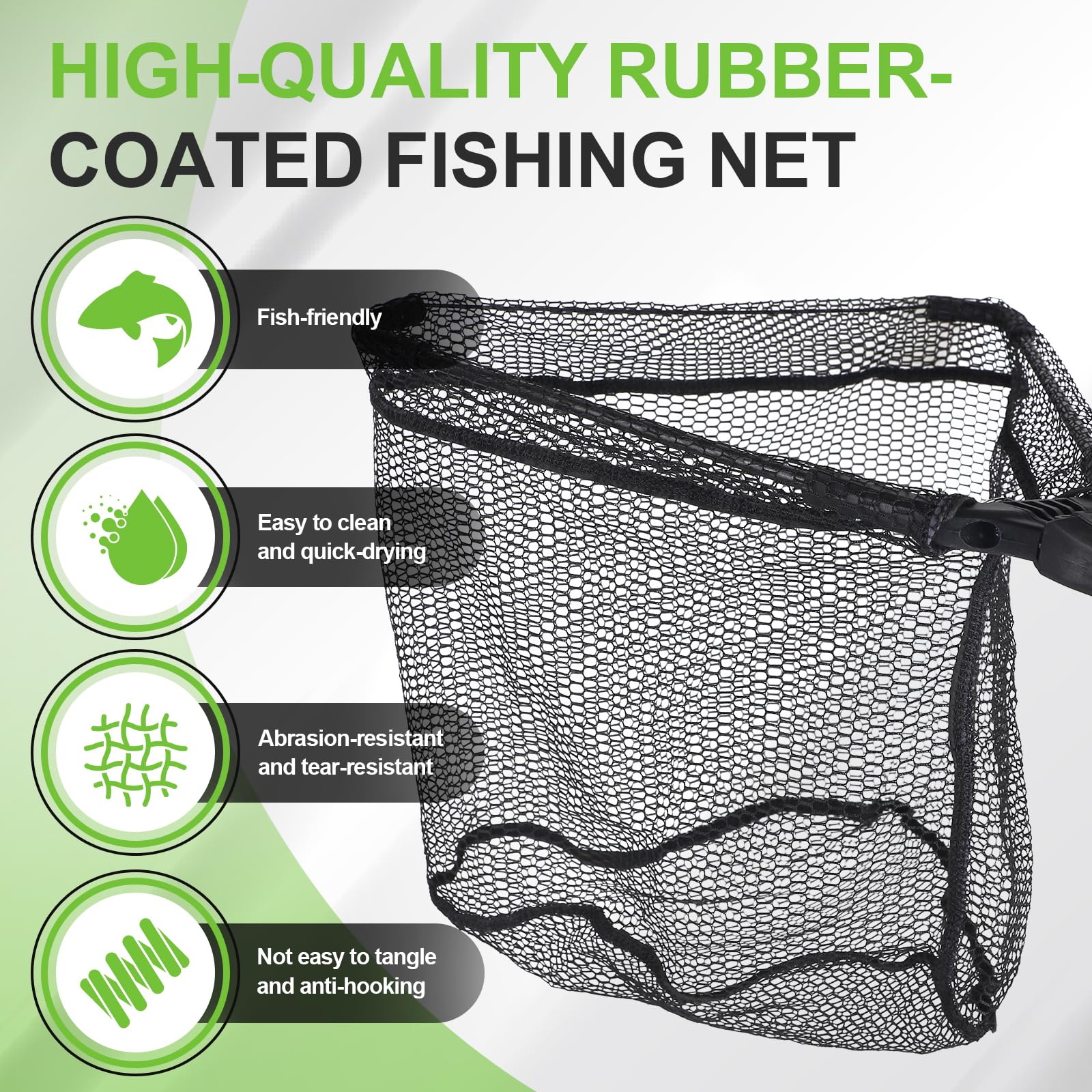 CPROSP Épuisette de Pêche Pliable Télescopique