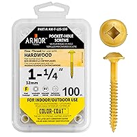 Vista 11 de ARMOR TOOL AP-C-100-100 Tornillos de rosca gruesa de 1 pulgada con revestimiento de color verde y unidad cuadrada