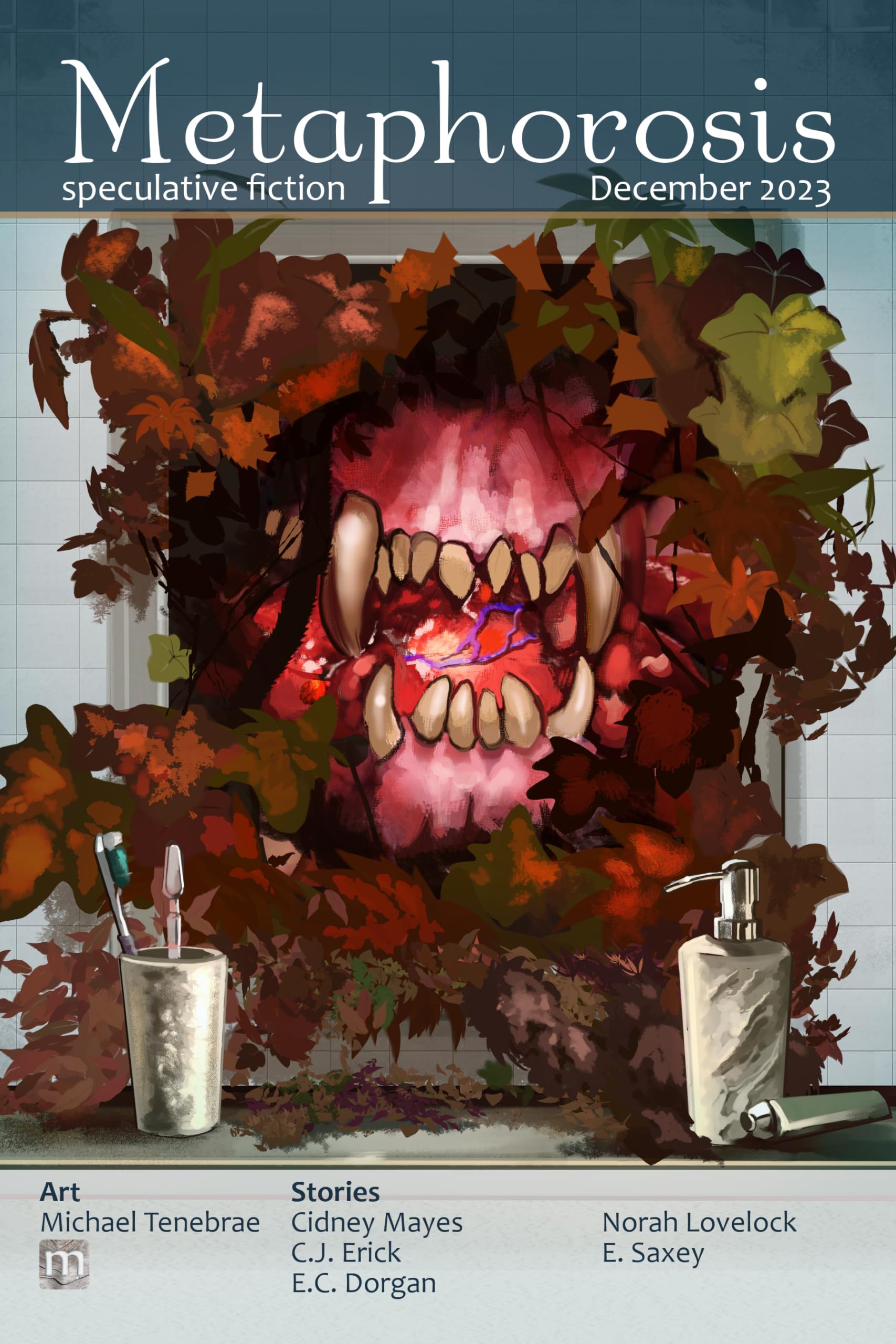 Cover of Metaphorosis, December 2023