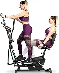 Elíptico e Bicicleta Ergométrica PodiumFit EH100 2em1 Silencioso