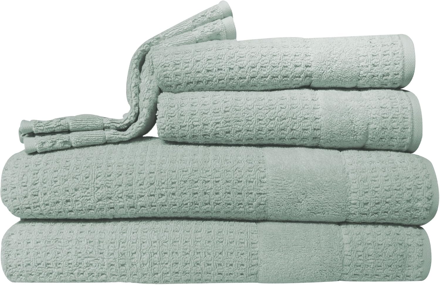 Kassatex Hammam Towel Set, Bath: 30×54, Hand: 18×28, Wash: 13×13, Misty Sage Kassatex Hammam Towel Set, Bath: 30×54, Hand: 18×28, Wash: 13×13, Misty Sage