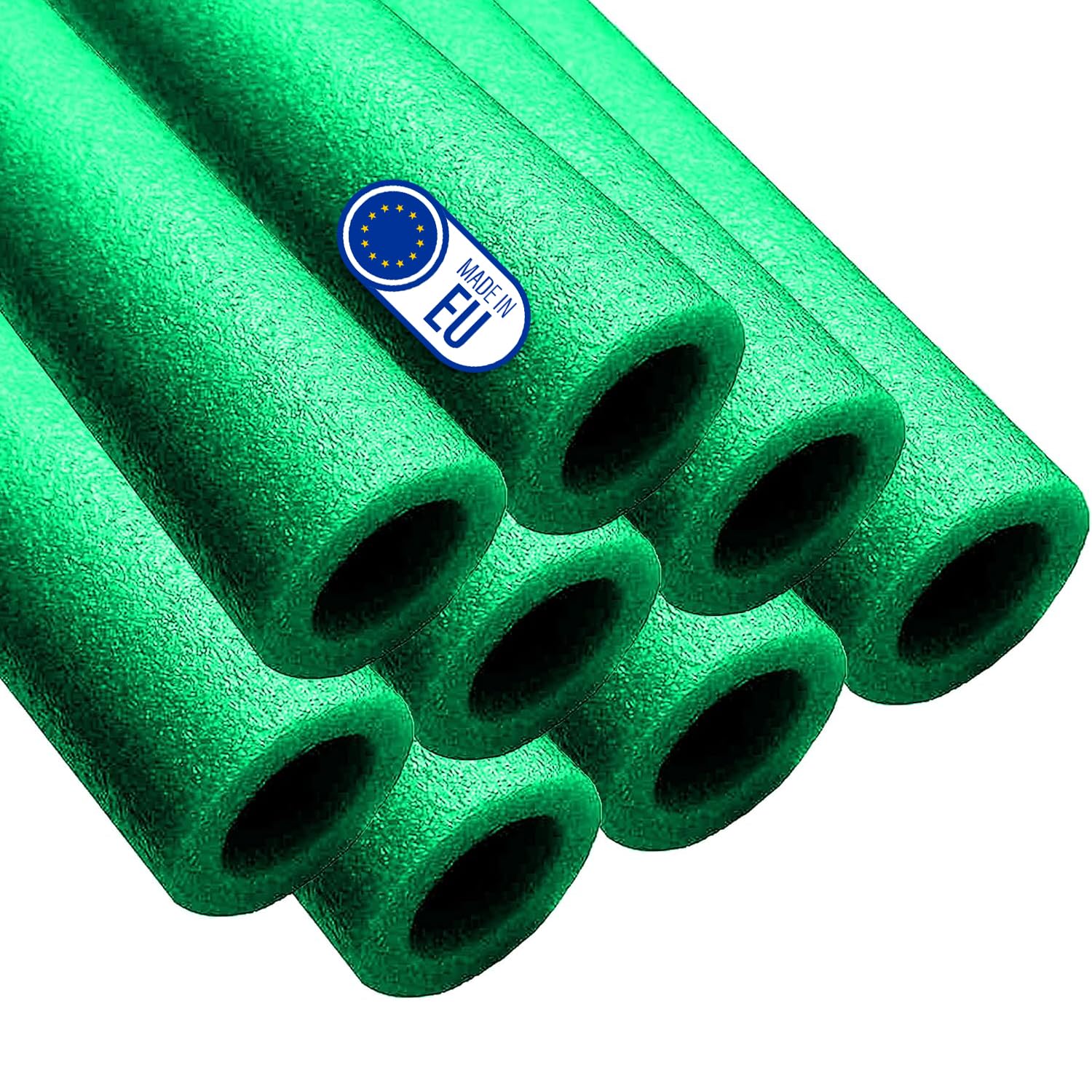 Protection Mousse Trampoline Jardin Enfant Accessoire Tube Housse Résiste à L'humidité l'eau UV(8 pcs, Vert)