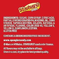 Vista 3 de Spangler Candy Original Starburst Lollipops – Paquete variado de caramelos a granel con paletas de frutas envueltas individualmente, sabor mixto