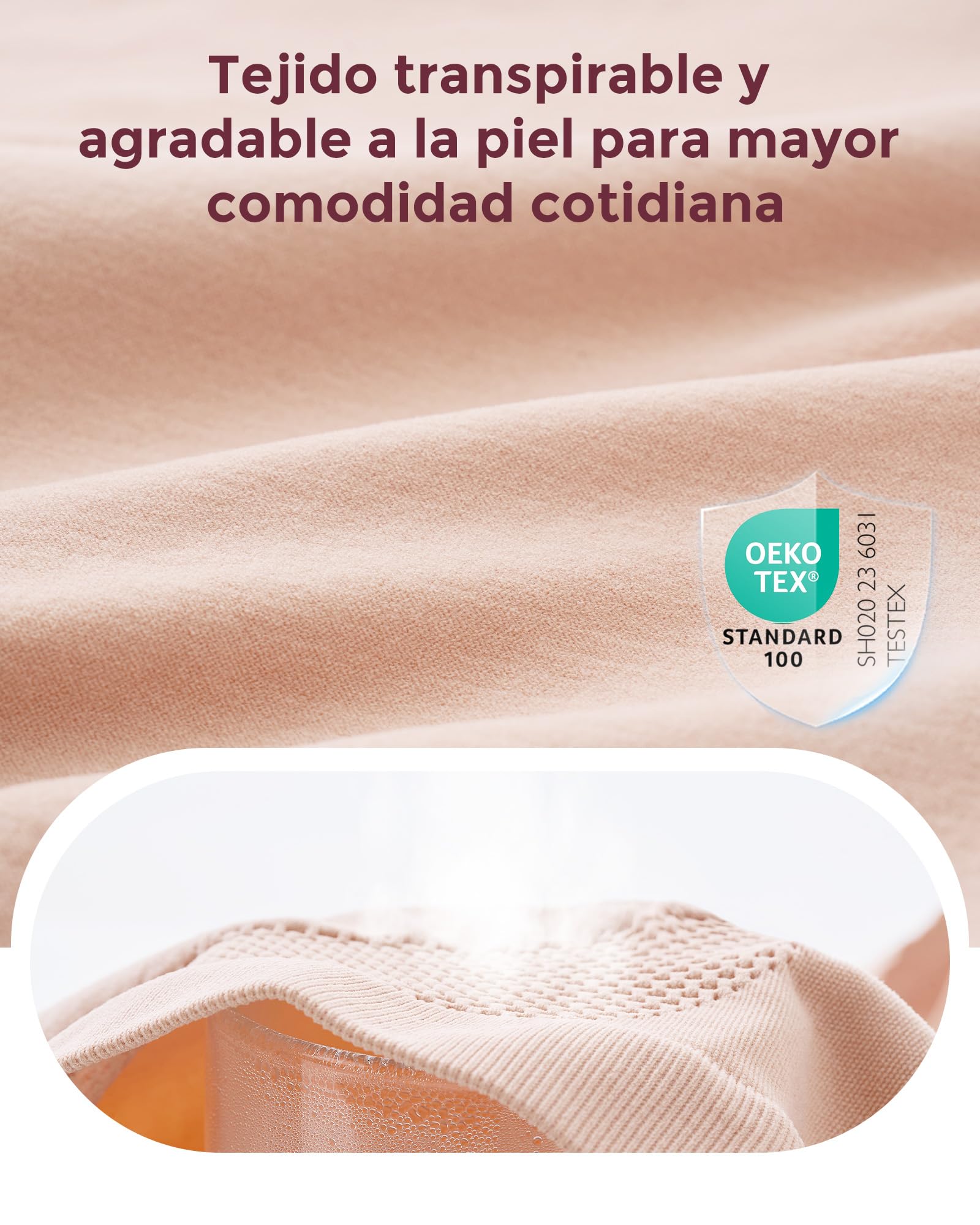 momcozy Bragas Premama para Embarazadas, Ropa Interior Maternidad Suave de Cintura Alta y Sin Costuras, Bragas Embarazadas con Ajuste sobre el Vientre