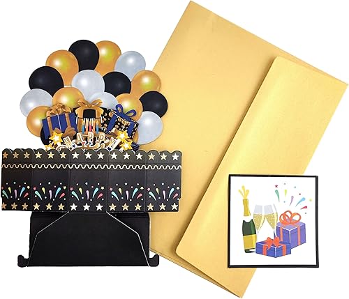 Miniatura 5 de AimtoHome Tarjetas de cumpleaños 3D emergentes - Tarjeta de felicitación de cumpleaños para niñas, niños, hombres y mujeres de todas las edades, con