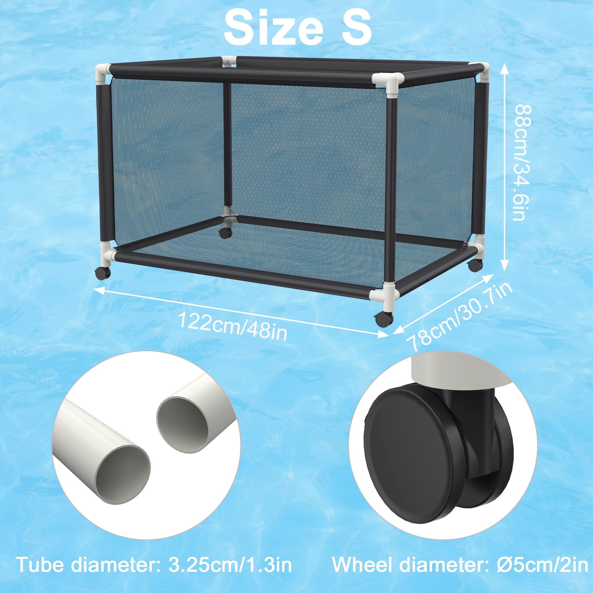 FIVMEN Chariot De Transport Avec 4 Roulettes - 160 X 79 X 88