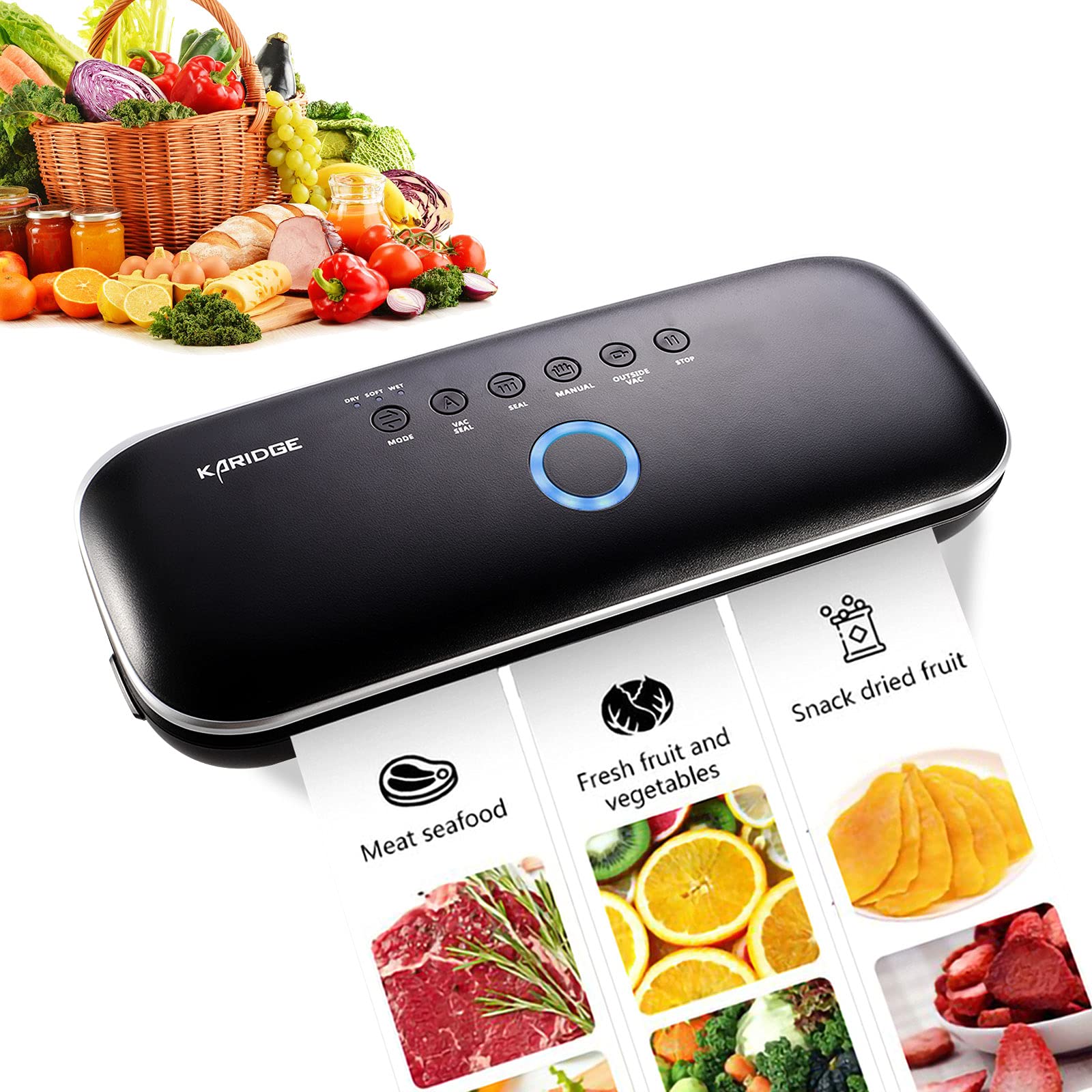 Buy Food Sealer Vacuum Sealer Machine Seal a Meal for Food Saver