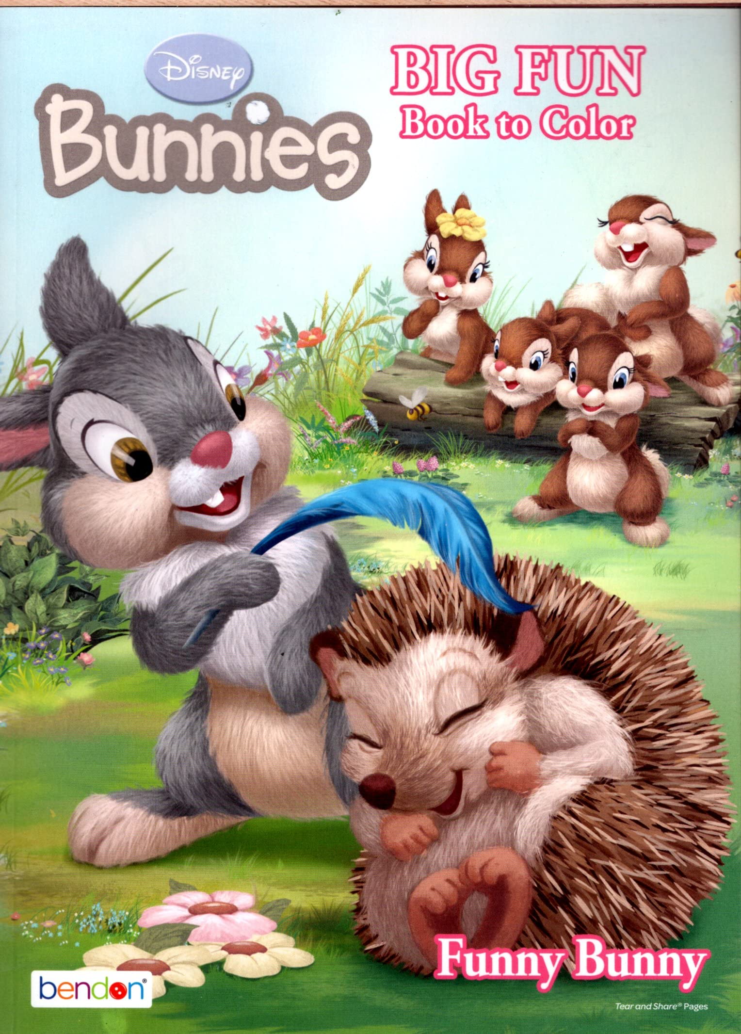 Disney Bannies - Big Fun Book to Color - Funny Bunny | eBay