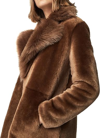 massimo dutti fur coat