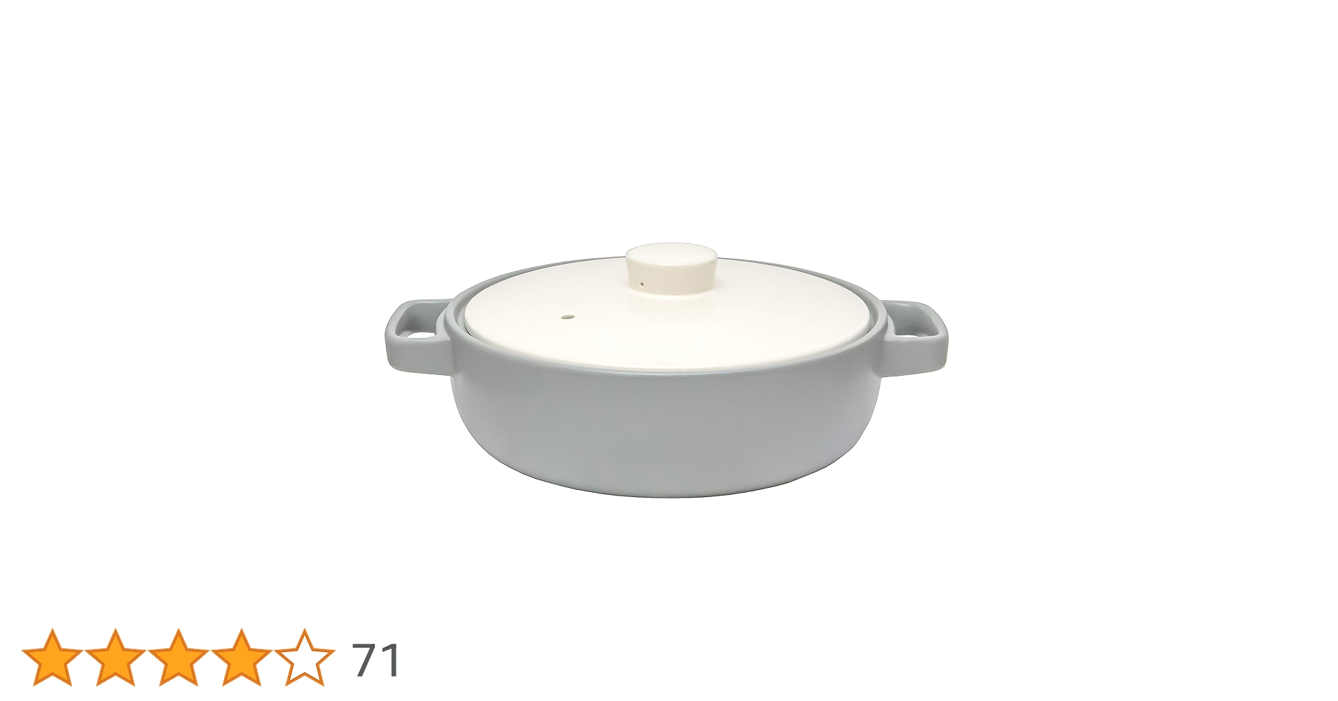 Amazon｜TAMAKI 土鍋 トート 4-5人用 グレー 直径33.7×奥行27.4×高さ