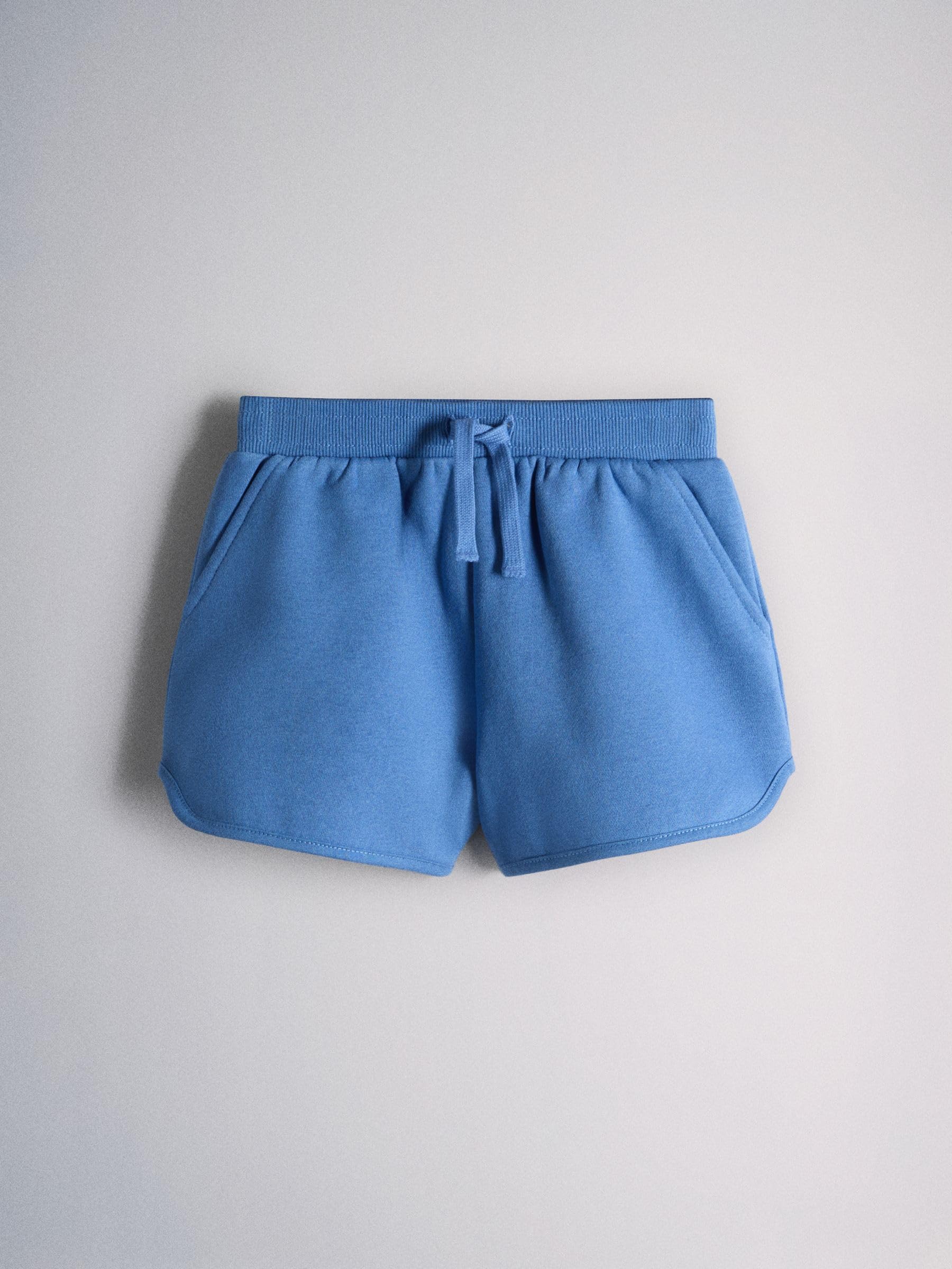 THE SET Mädchen Kurze Reißverschlussjacke aus Jersey mit Trichterkragen und Shorts, 2er-Pack