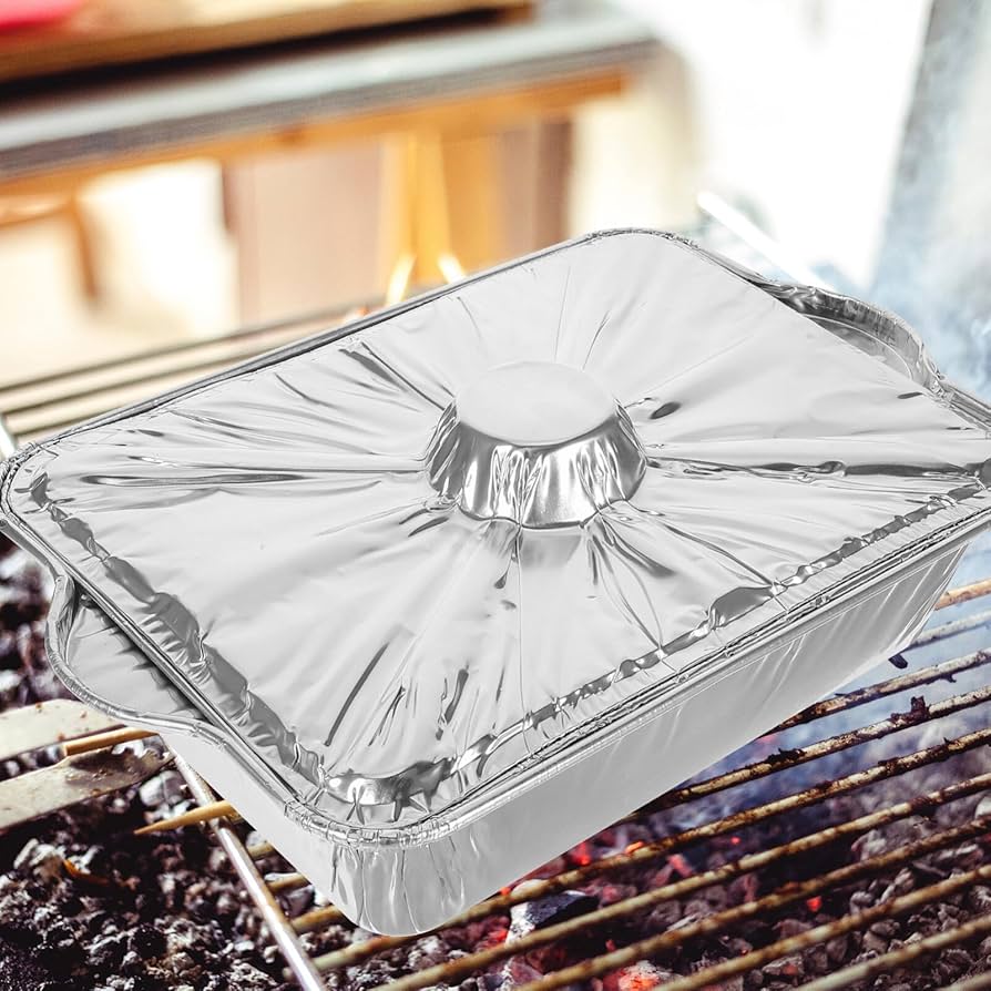 Amazon.co.jp: Frcolor 10個入 使い捨て鍋ト 蓋付き 2.5L 大容量