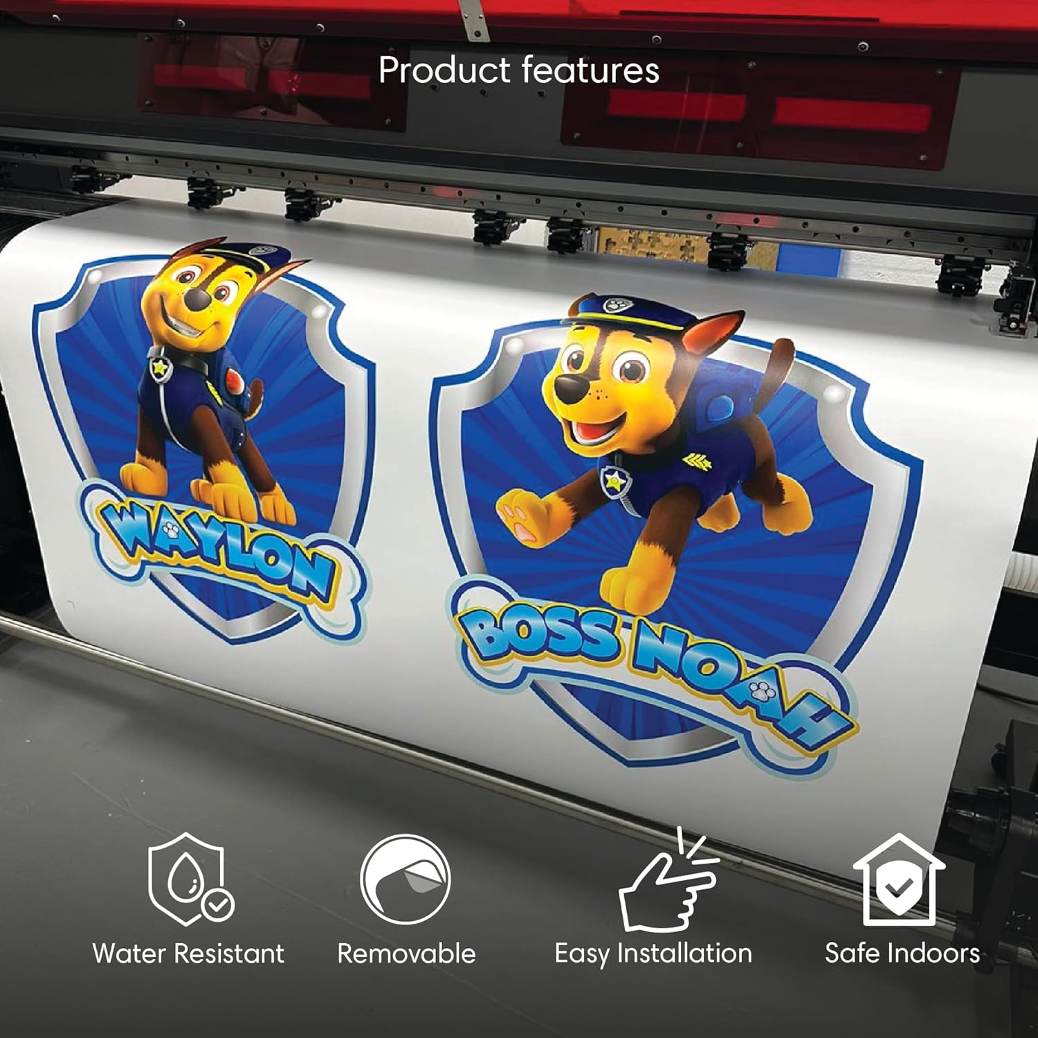 Fun Removable Vinyl Wall Decal – Kid-Friendly Design for Bedrooms, Playrooms & Learning Spaces – Stick Wall Art (Running)